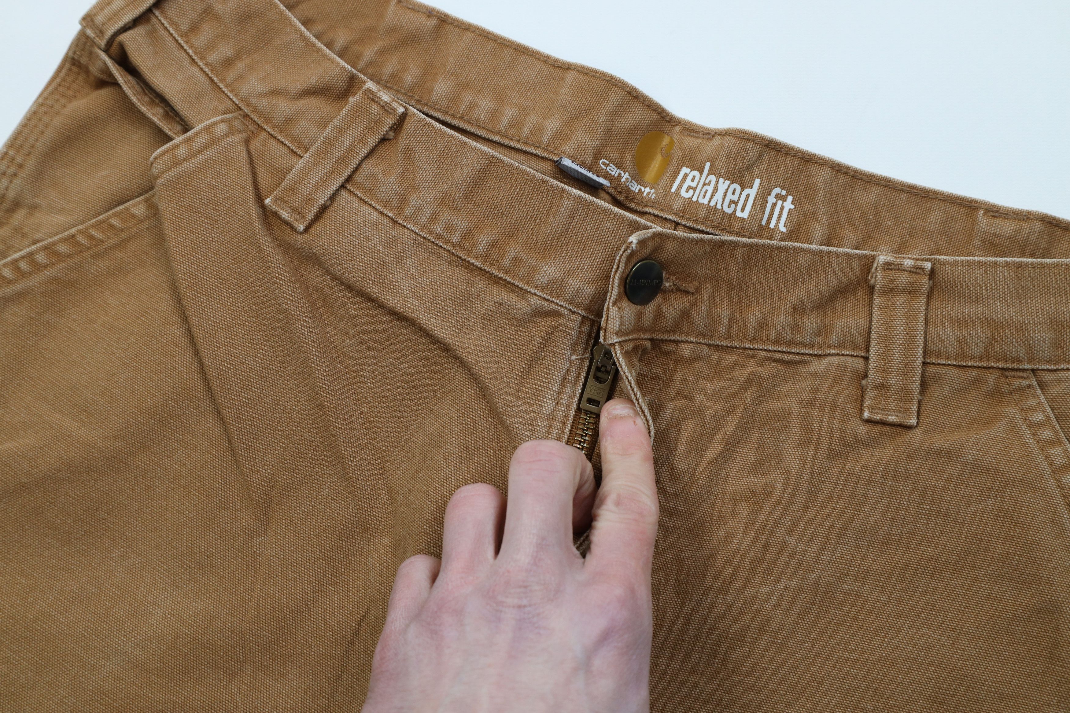 Carhartt Vintage Y2K Carhartt Relaxed Canvas Wide Leg Dungaree Pants Size US 36 / EU 52 - 9 Thumbnail