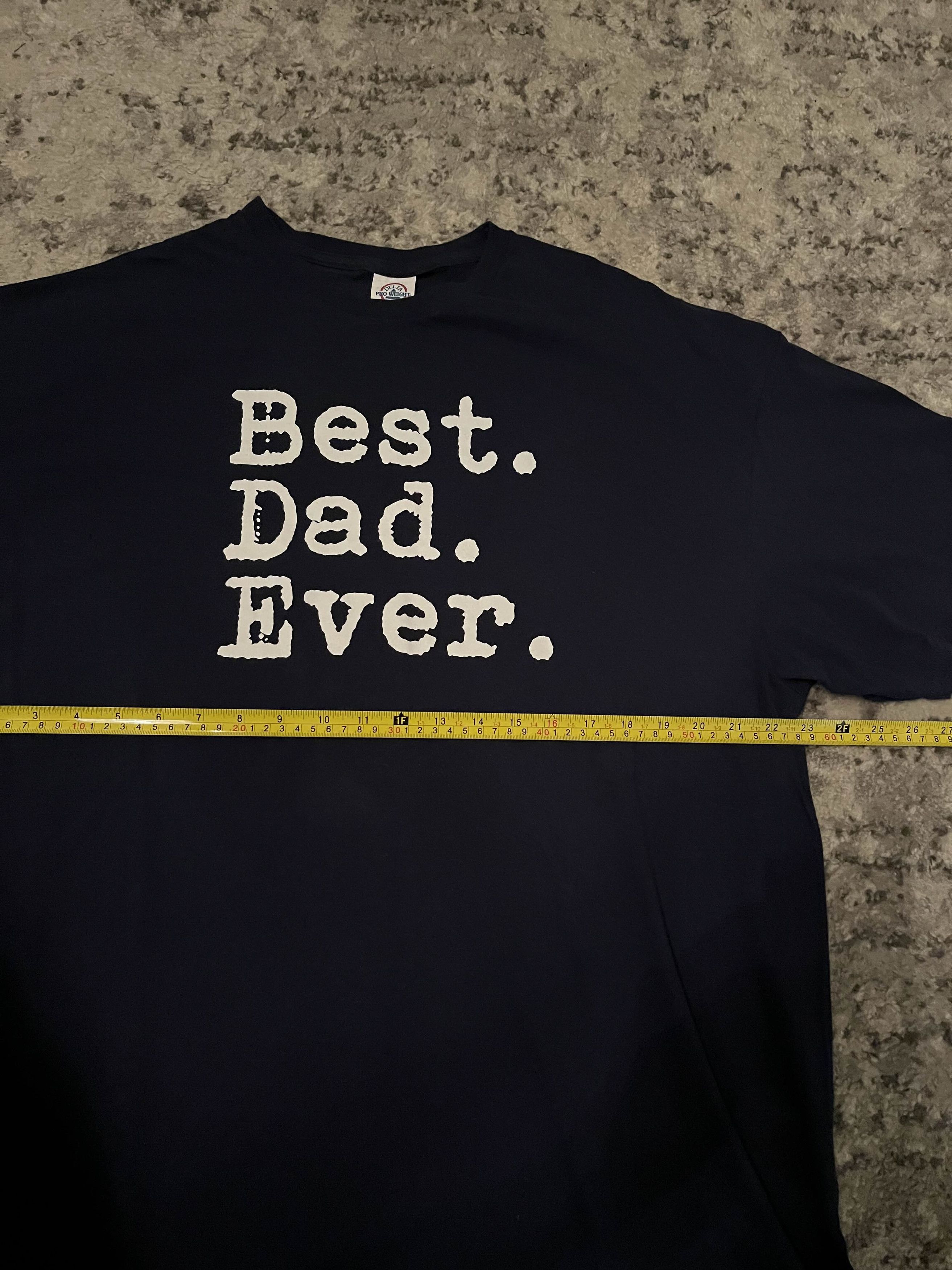 Vintage Y2K Funny Best Dad Ever Shirt Size US XXL / EU 58 / 5 - 4 Thumbnail