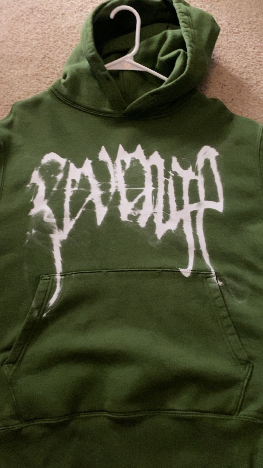 image of Revenge Army Green Smoke Hoodie, Men's (Size Medium)