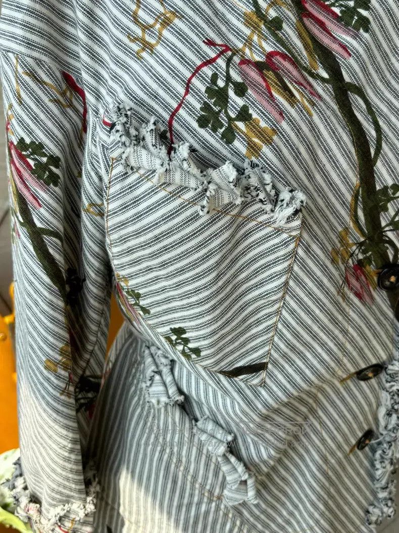 Vivienne Westwood Vivienne Westwood Striped Embroidered Print Dress Set Size M / US 6-8 / IT 42-44 - 4 Thumbnail
