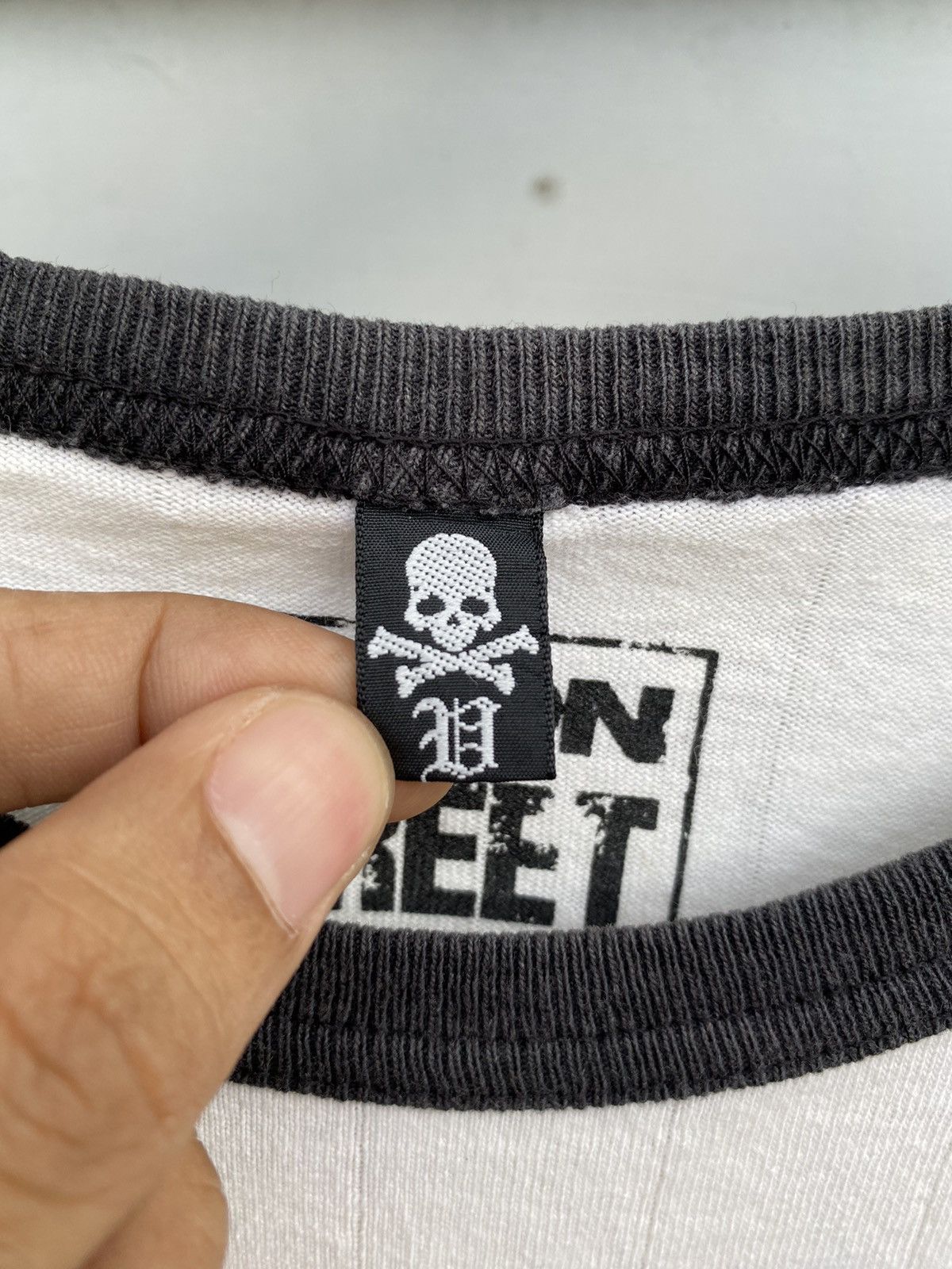 Japanese Brand Vision Street Wear Skull Label & Eagle Poem Graphic Raglan Size US L / EU 52-54 / 3 - 8 Thumbnail