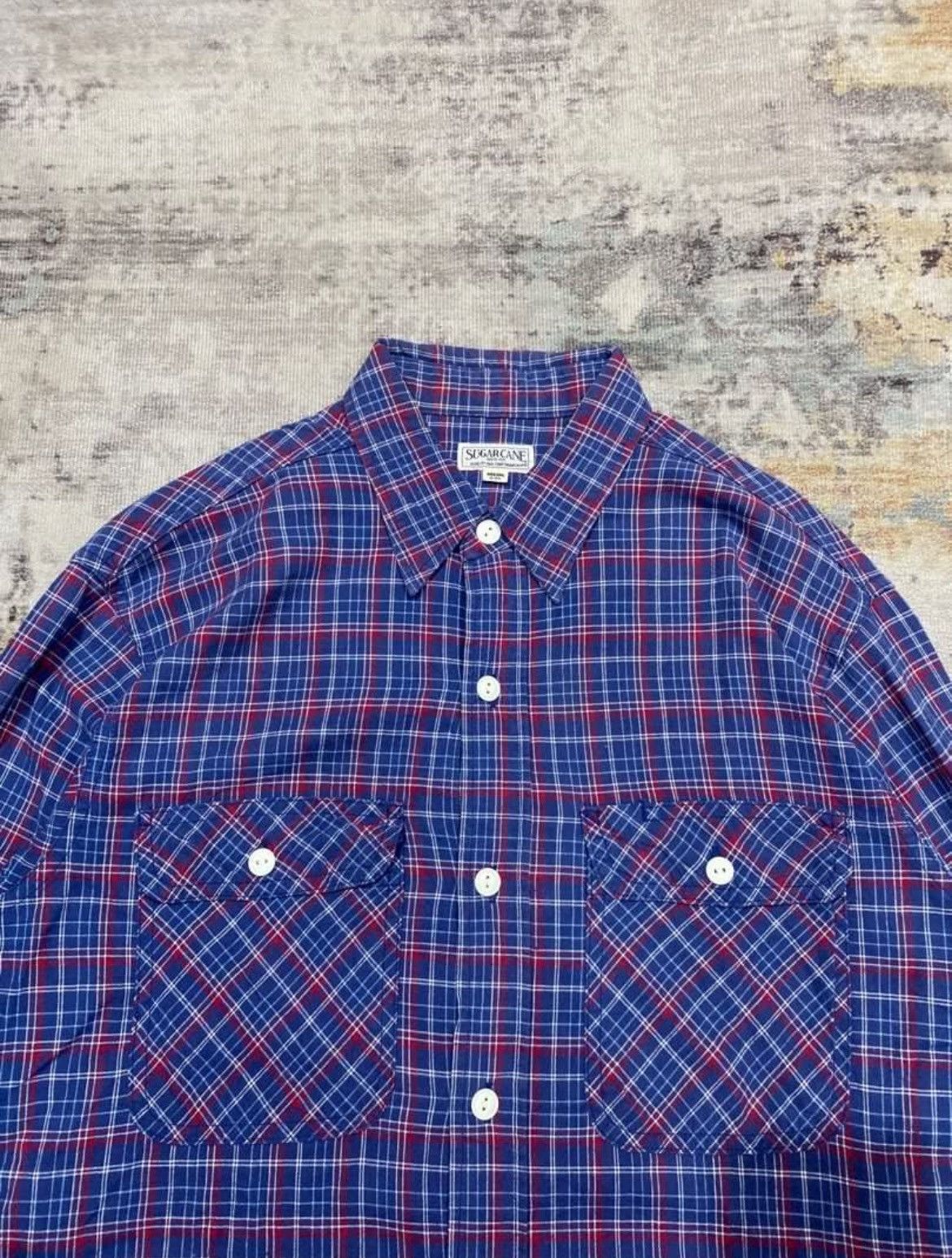 Japanese Brand × Sugar Cane × Toyo Enterprises Sugarcane Flannel Longsleeve Shirt Size US M / EU 48-50 / 2 - 2 Thumbnail