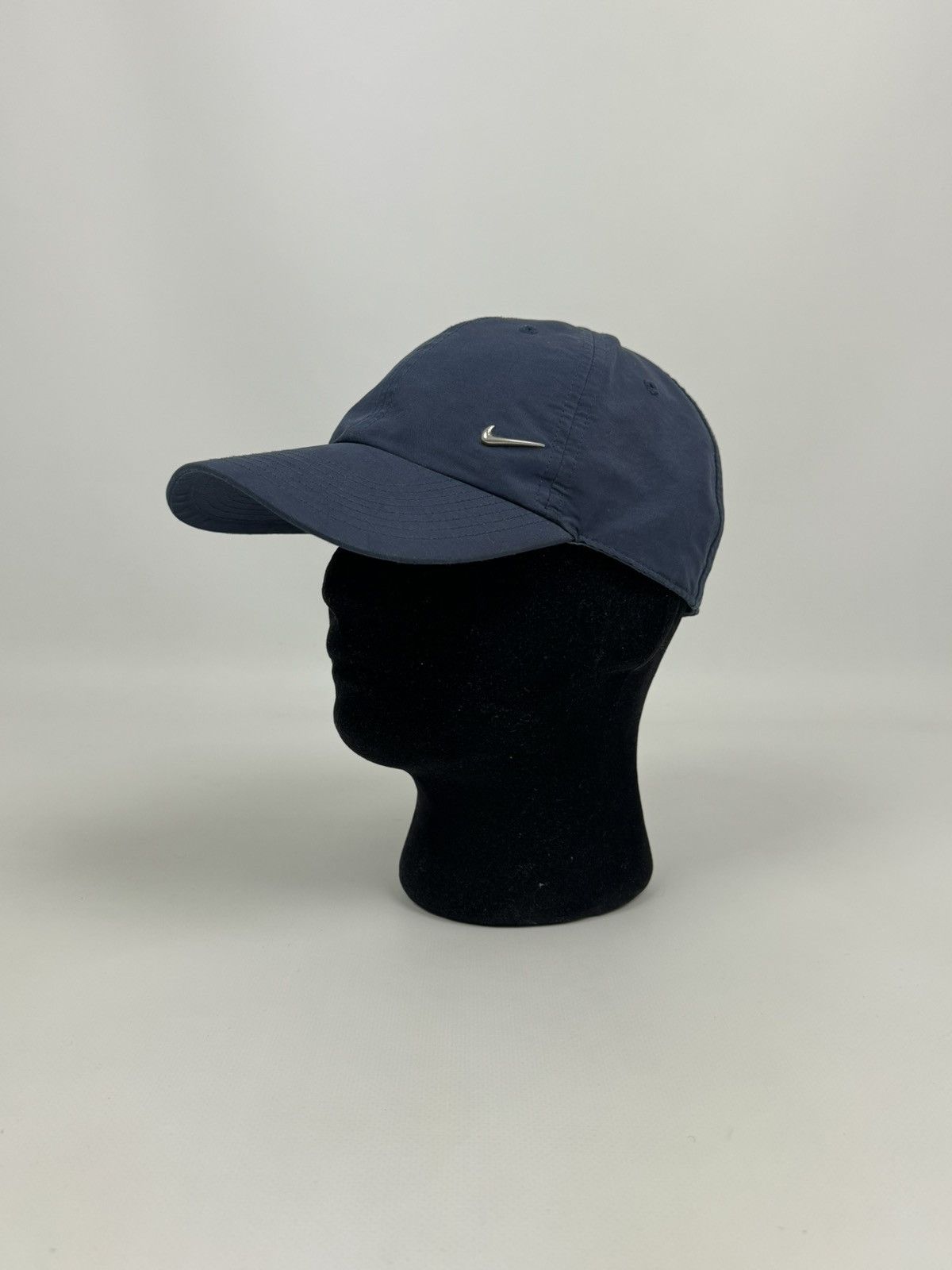 Vintage 2000s Vintage y2k Nike Metal Swoosh Baseball Cap Drill Size ONE SIZE - 1 Thumbnail