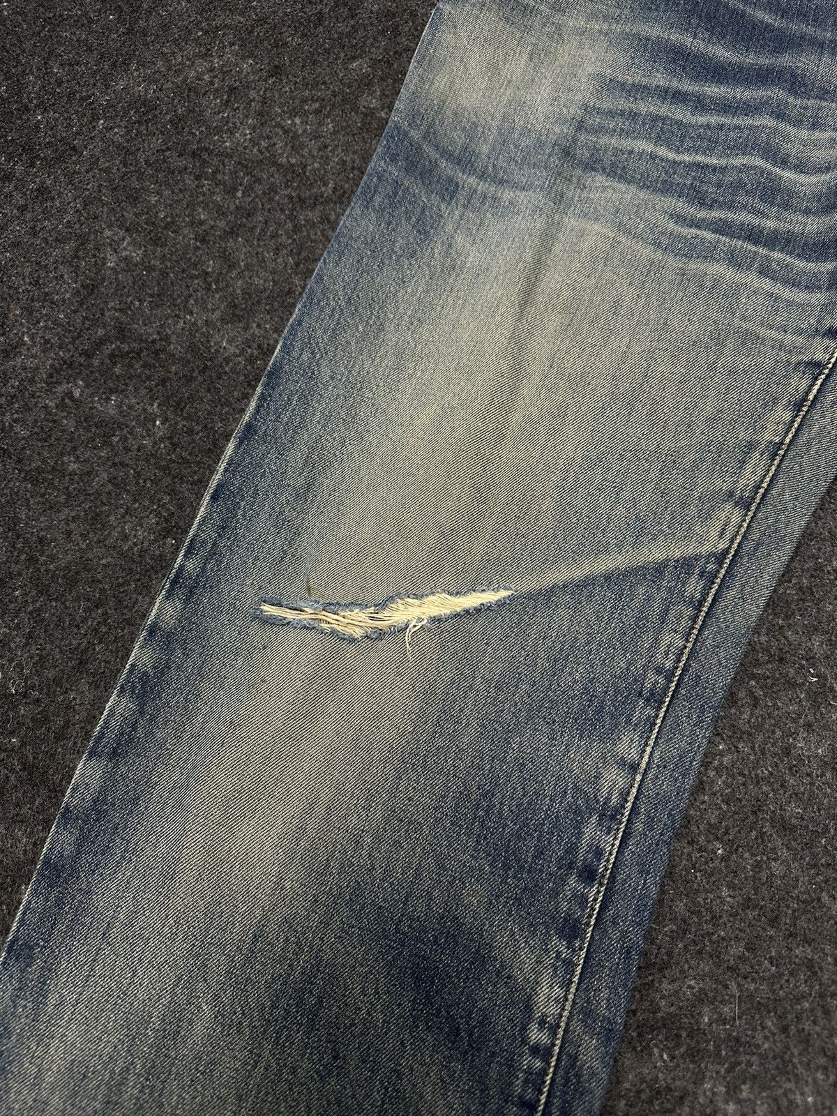 Vintage 90s Bobson Chesskin Faded Washed Denim Size 36 F40 Size US 36 / EU 52 - 4 Thumbnail