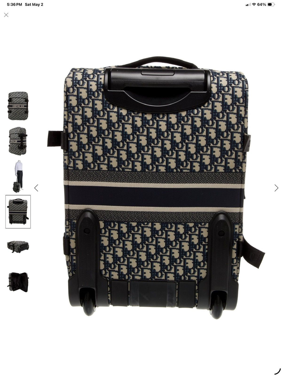 Dior Dior carryon luggage Size ONE SIZE - 3 Thumbnail