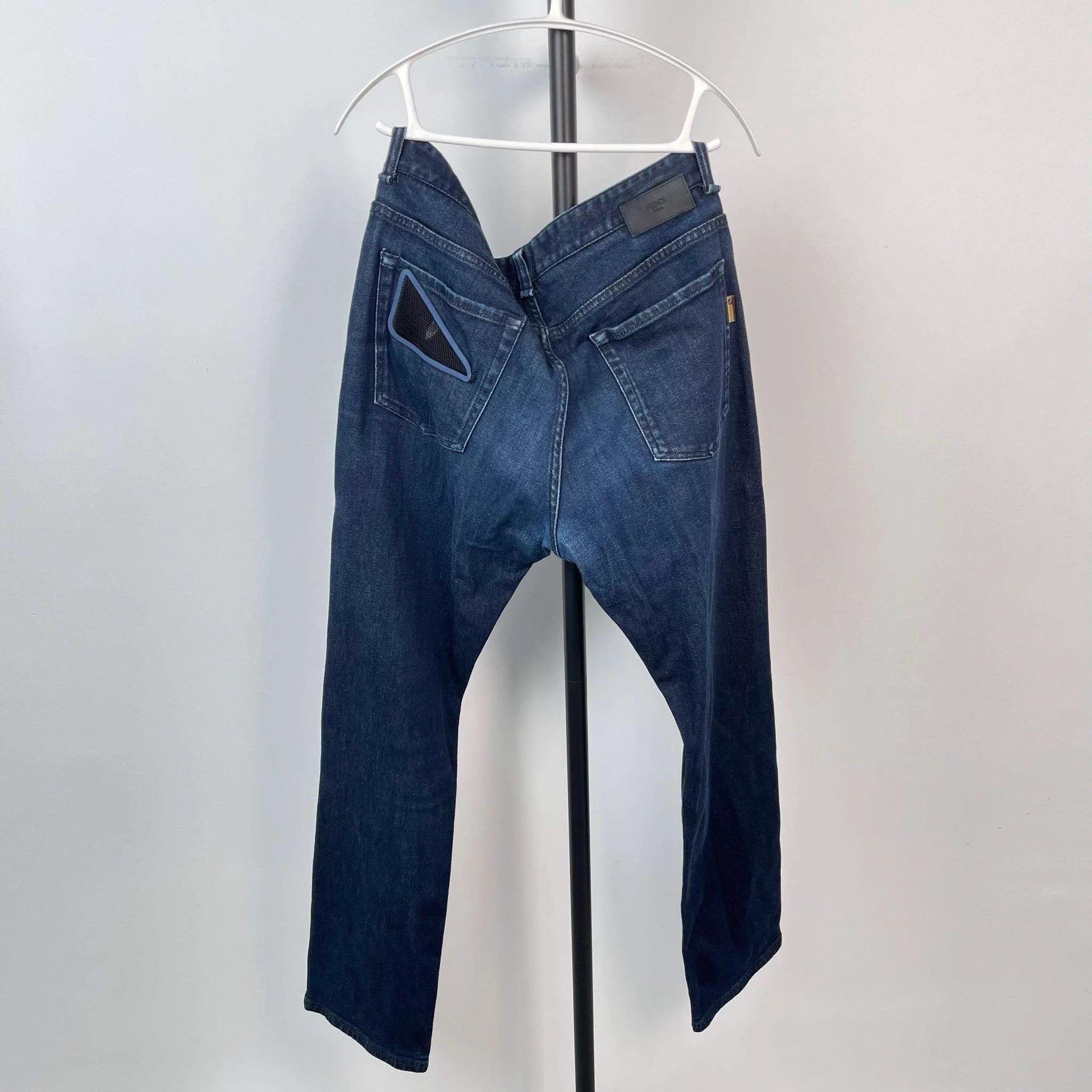 Fendi Fendi Denim Pants Blue Size 34/36 Size US 34 / EU 50 - 2 Thumbnail