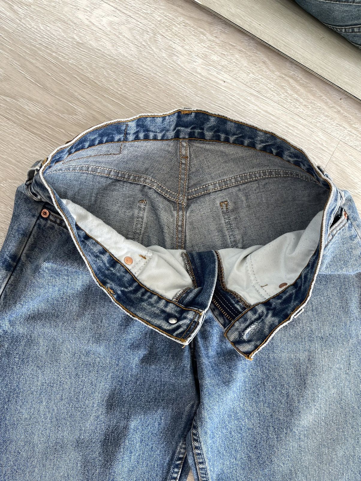 Levi's 90's Levi's 615 Vintage Light Wash Orange Tab Straight Jeans Size US 30 / EU 46 - 10 Thumbnail