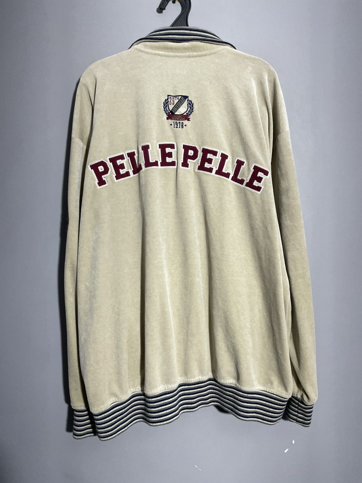 Pelle Pelle Pelle Pelle Marc Buchanan Full Zip Beige Sweatshirt size XL Size US XL / EU 56 / 4 - 9 Thumbnail
