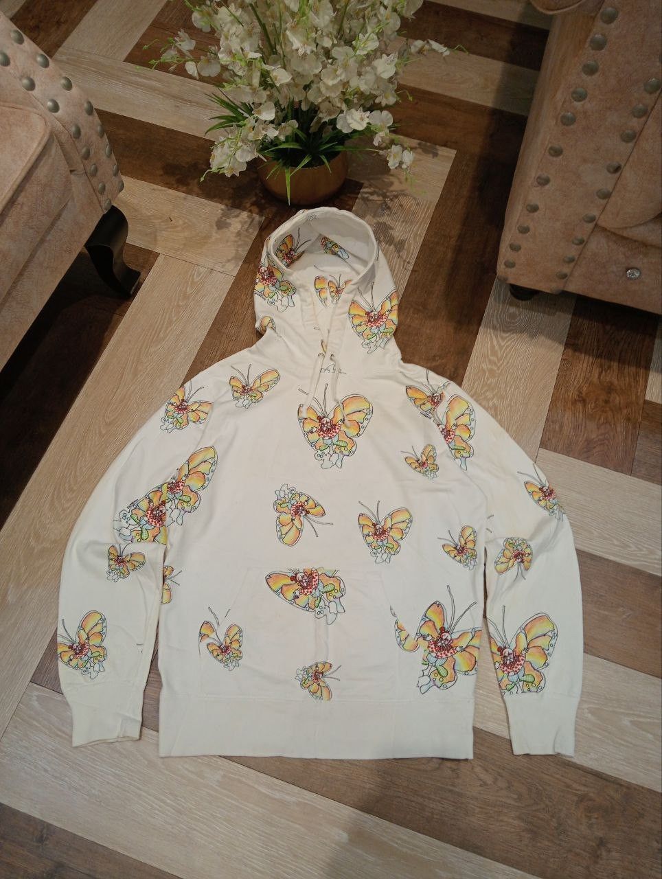 Supreme 2016 SUPREME GONZ BUTTERFLY HOODIE Size US S / EU 44-46 / 1 - 2 Thumbnail