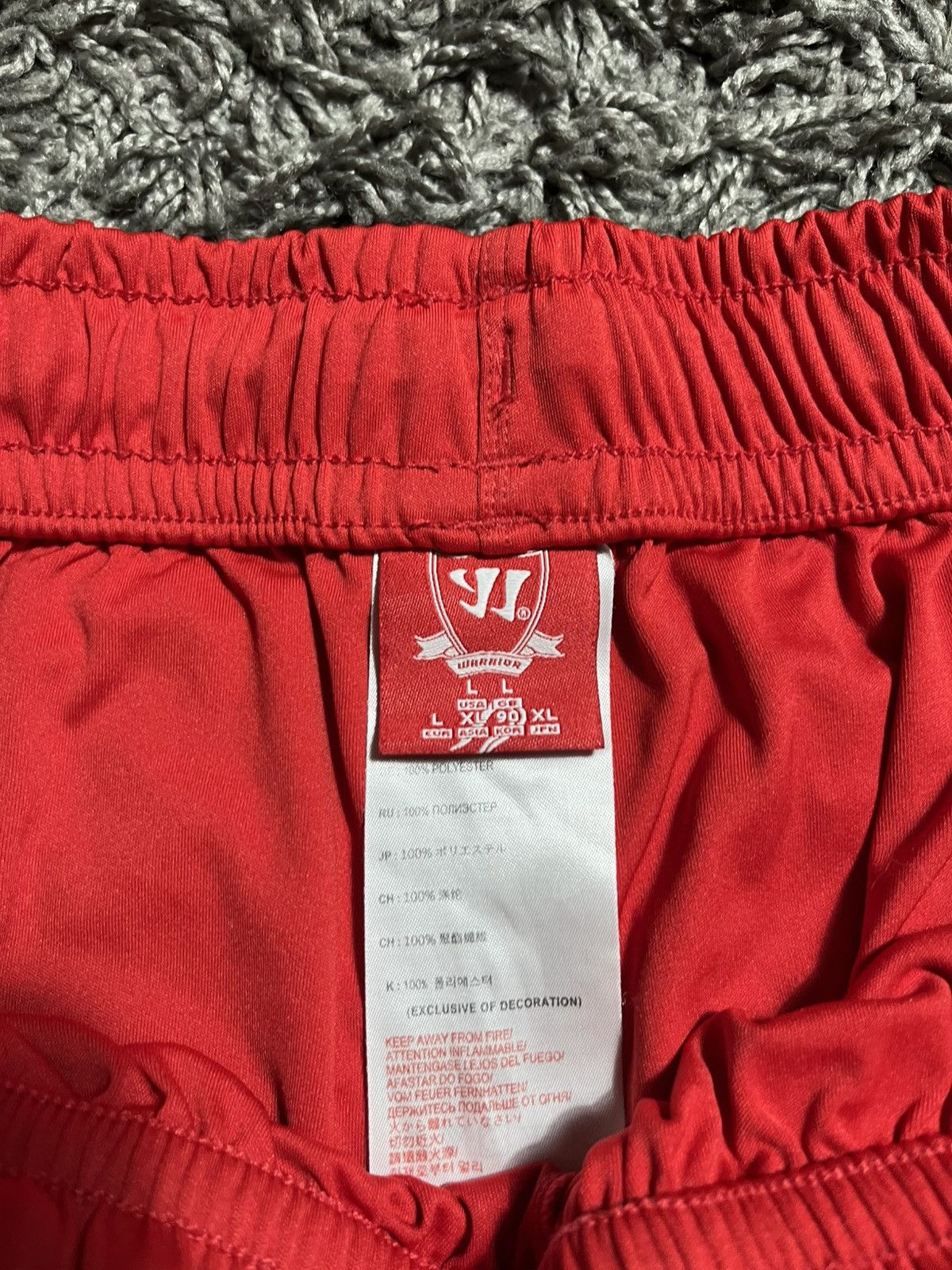 Warrior WARRIOR LIVERPOOL 2012/13 POLYESTER SOCCER FOOTBALL SHORTS Size US 34 / EU 50 - 4 Thumbnail