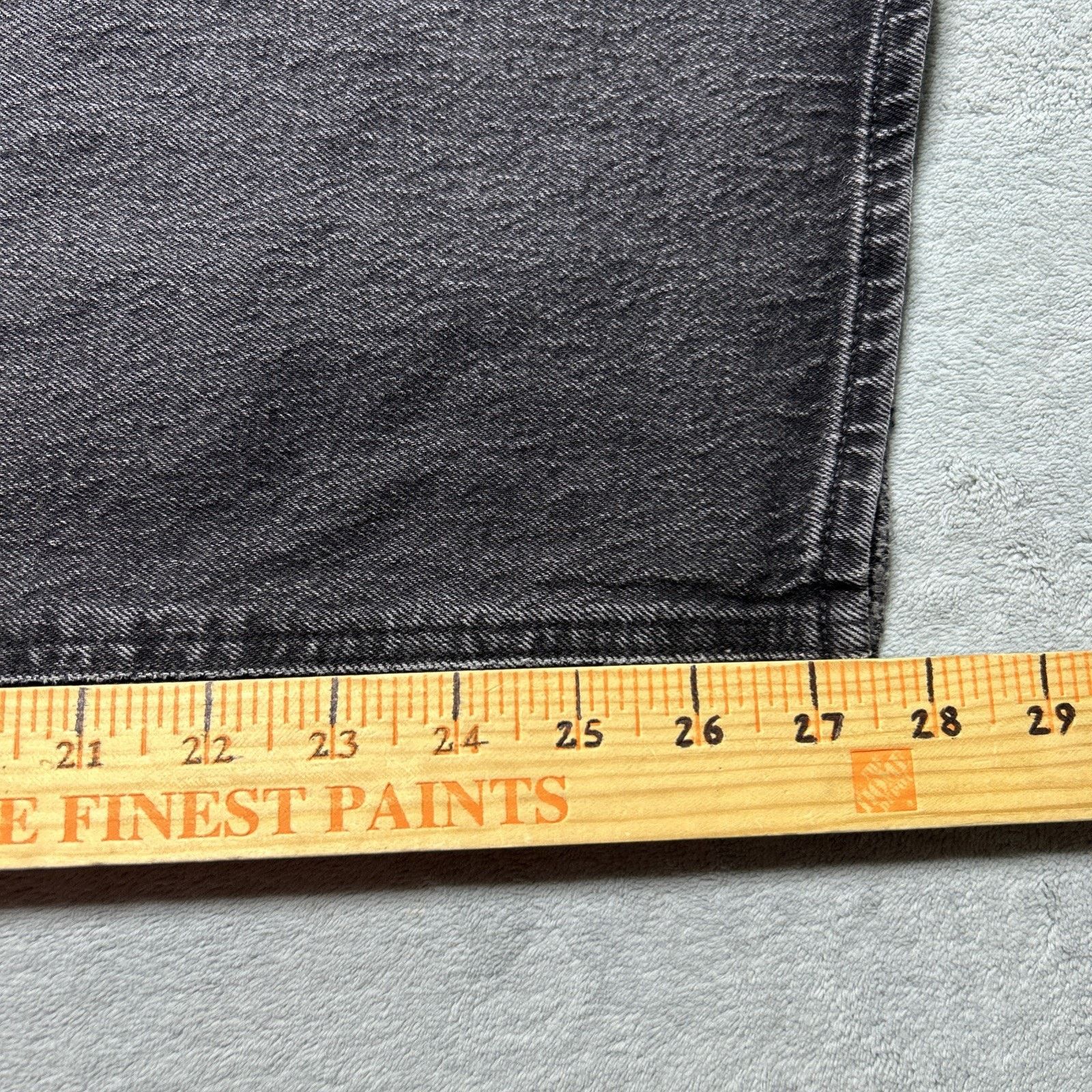 Old Navy Loose Baggy Jeans Women 18 42x27 Hamilton Black Wide Relaxed Size 40" / US 18 - 16 Thumbnail