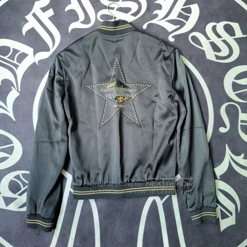 Saint Laurent Paris Saint Laurent Paris Black gold five-pointed star baseball Size US XS / EU 42 / 0 - 2 Thumbnail