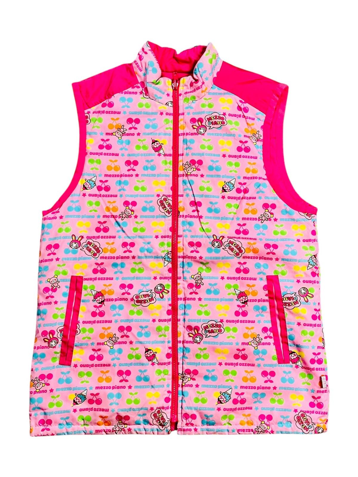 Angel Blue × Hysteric Glamour 2000s Mezzo Piano - Mascots Vest Jacket Size M / US 6-8 / IT 42-44 - 1 Thumbnail