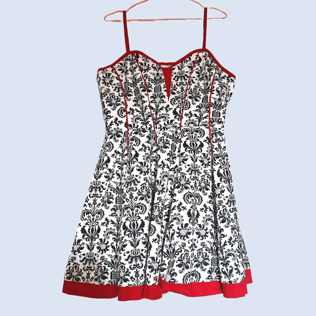 Joe Browns Joe Browns Plus Size Gothic Print Cotton Summer Dress Size XL / US 12-14 / IT 48-50 - 6 Thumbnail