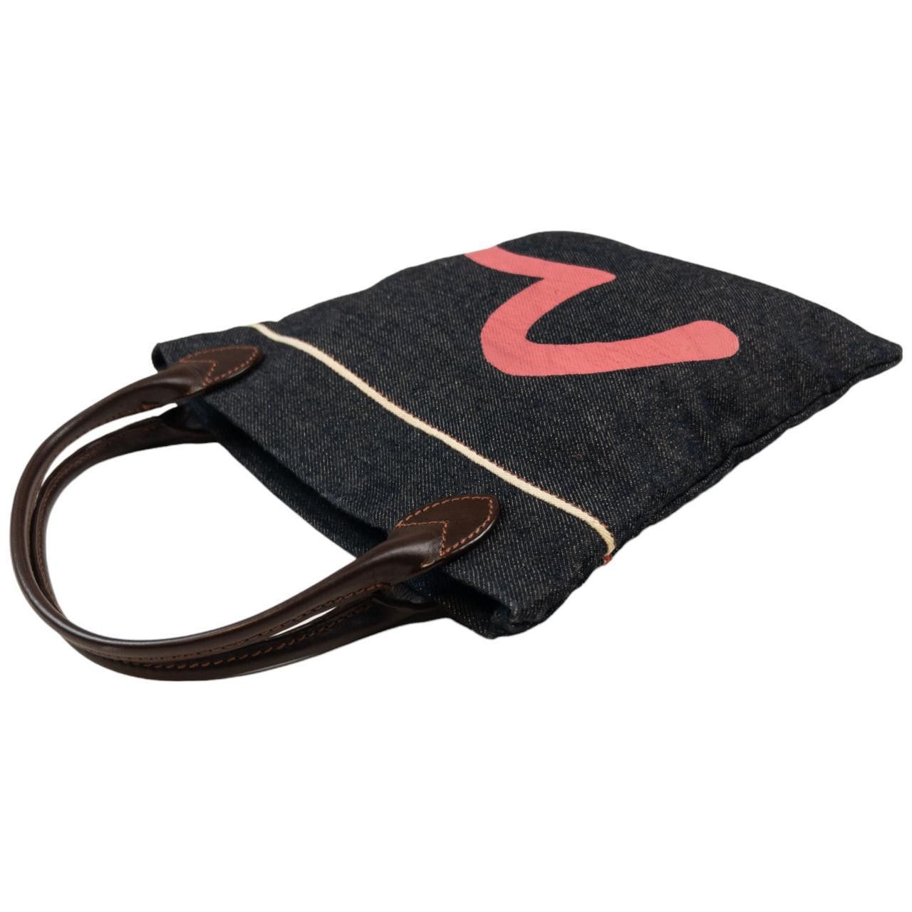 Evisu Vintage Evisu Japanese Denim Mini Handbag Size ONE SIZE - 6 Thumbnail