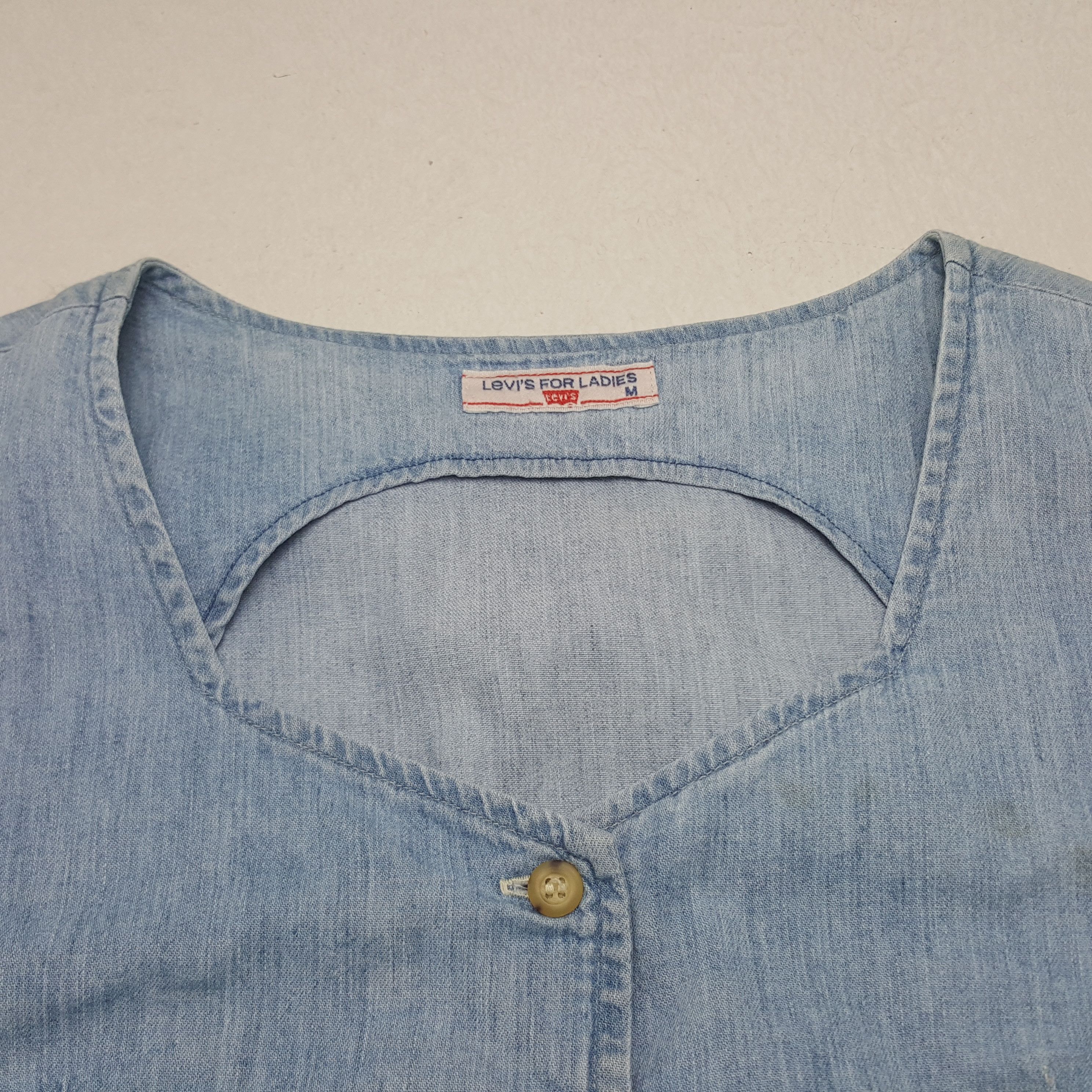 Levi's × Vintage Vintage Levi's For Ladies American Denim Tank Top Vest Size S / US 4 / IT 40 - 5 Thumbnail