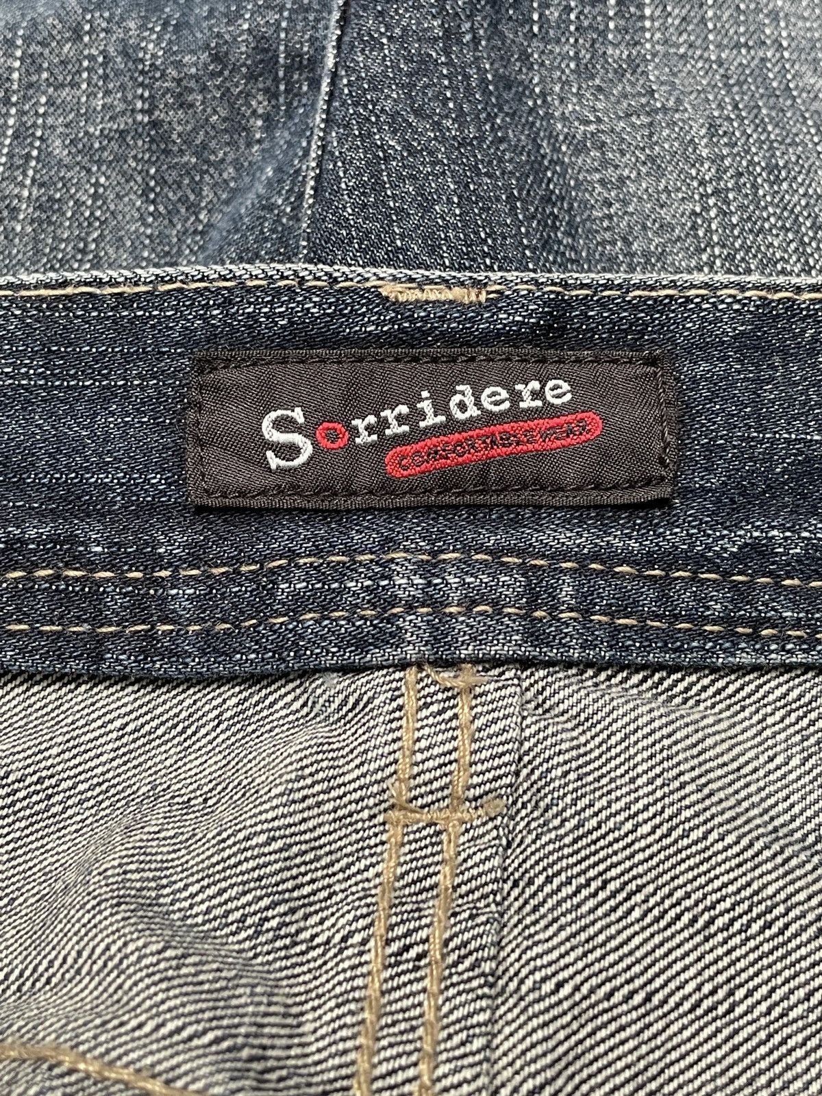 Japanese Brand × Vintage Vintage Japanese Brand Sorridere Patchwork Jeans 2000s Size US 31 - 9 Thumbnail