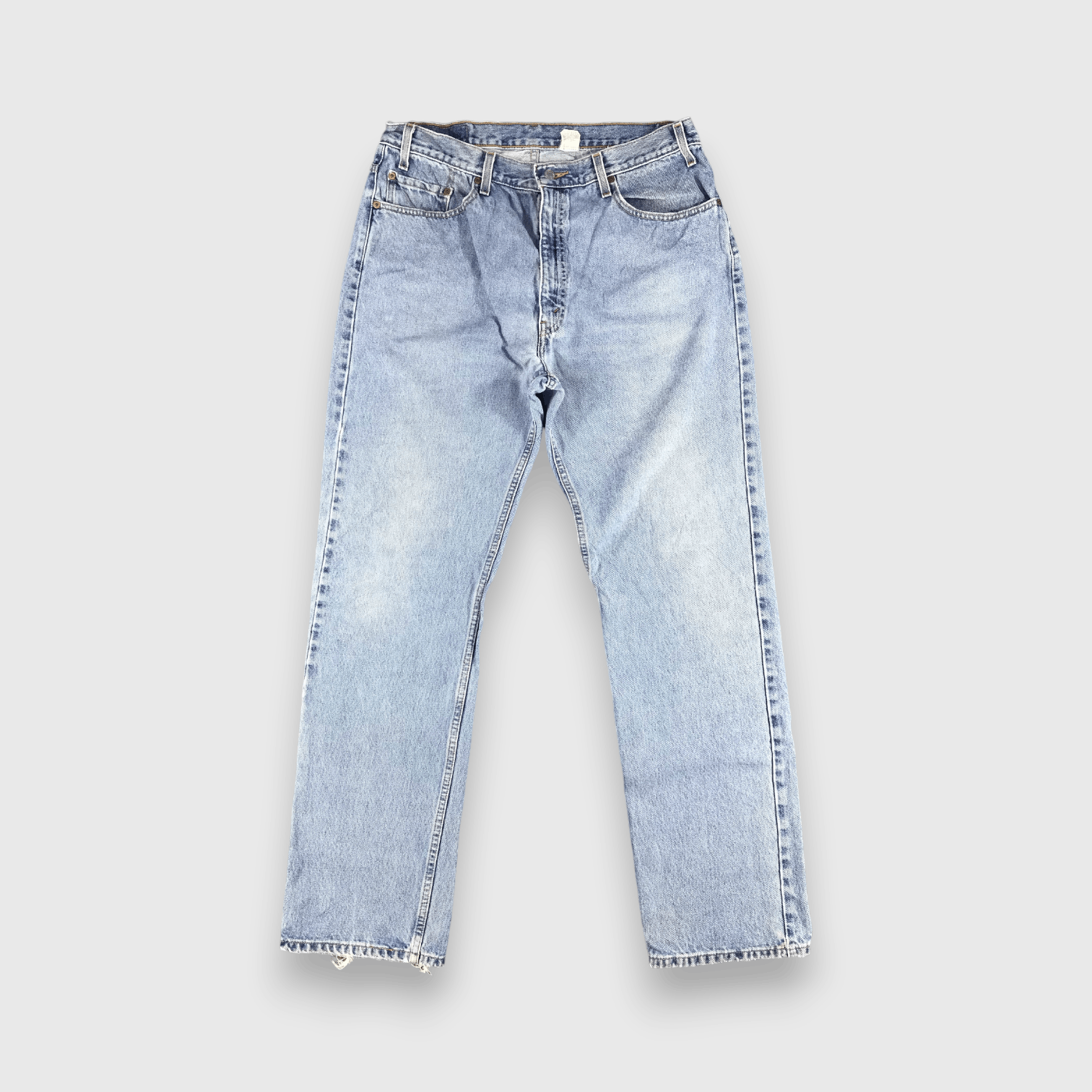90s Vintage Light Wash Levis 505 Jeans-J2065