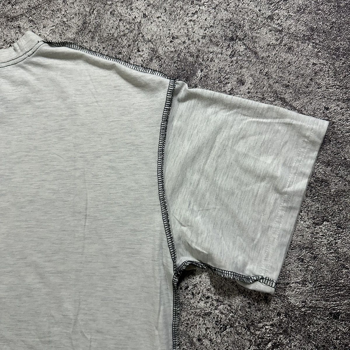 If Six Was Nine Inside Out Contrast Stitch Blank T-Shirt Balenciaga Style Size US L / EU 52-54 / 3 - 9 Thumbnail
