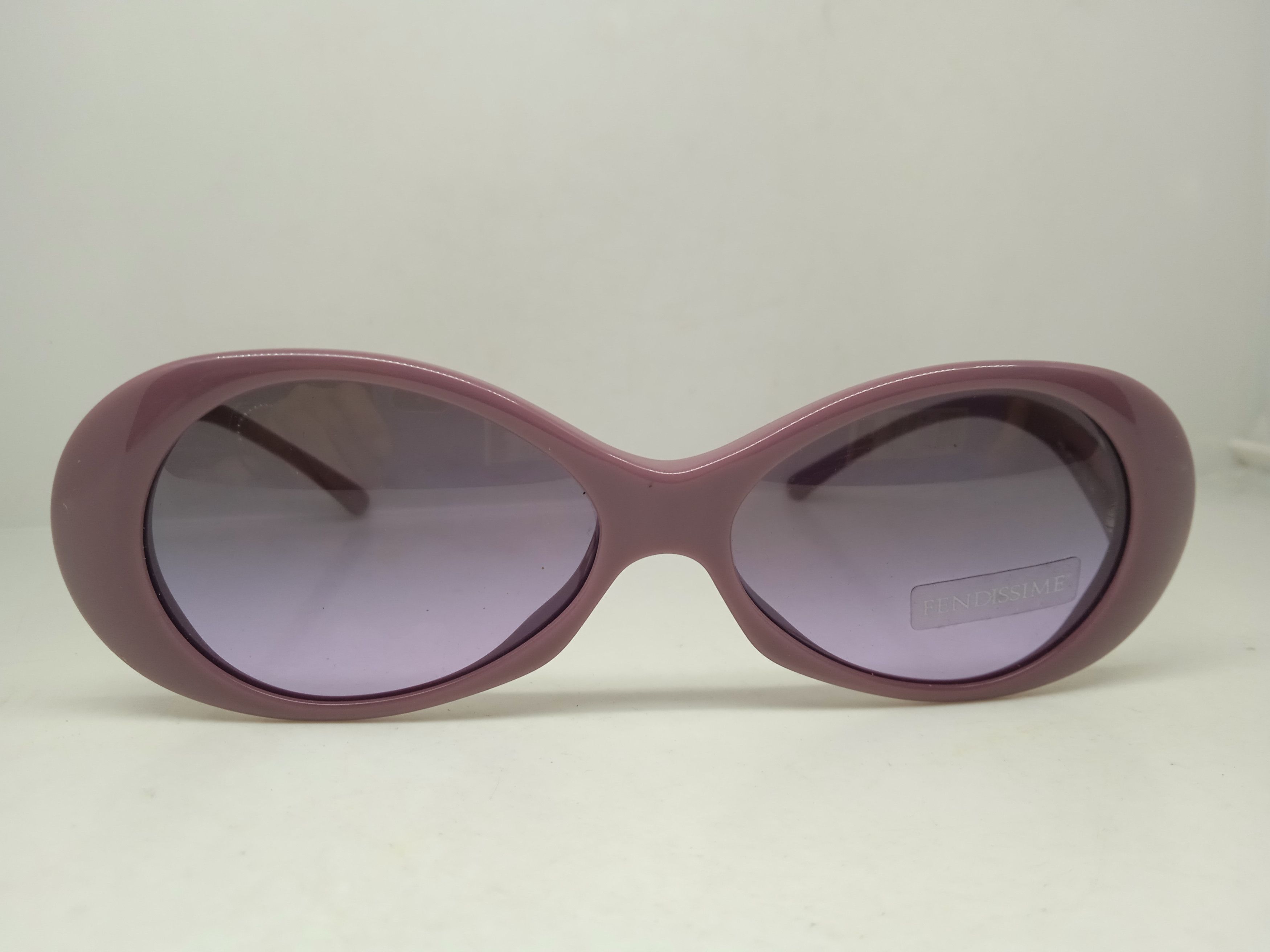 Vintage Fendissime Mod SFE504 Cateye Sunglaases Frame Italy