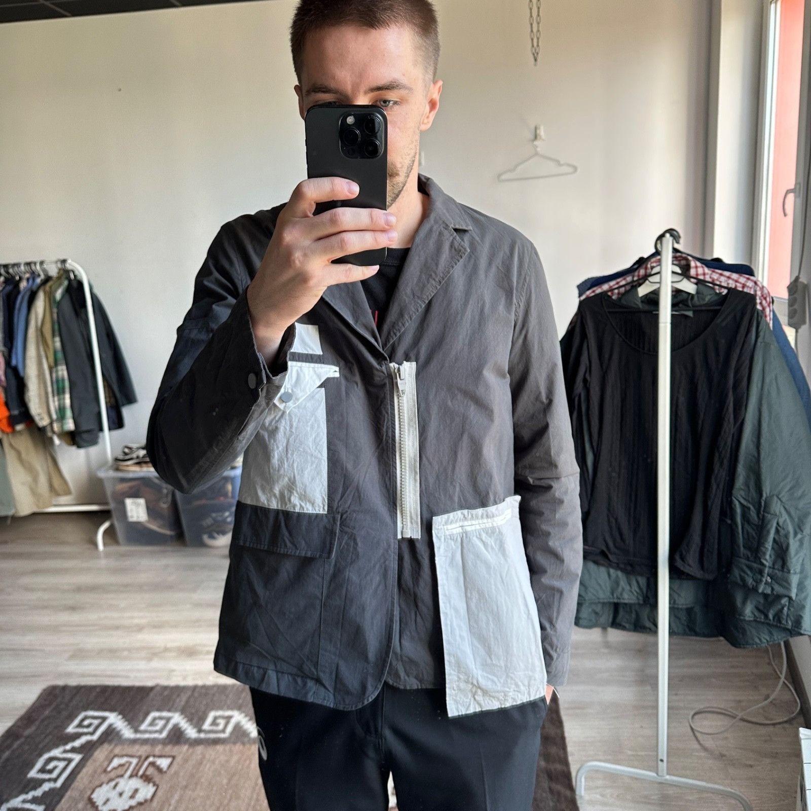 C2H4 C2H4 System on Carbon Asymmetric Pockets Jacket 9448AC Size US L / EU 52-54 / 3 - 2 Thumbnail