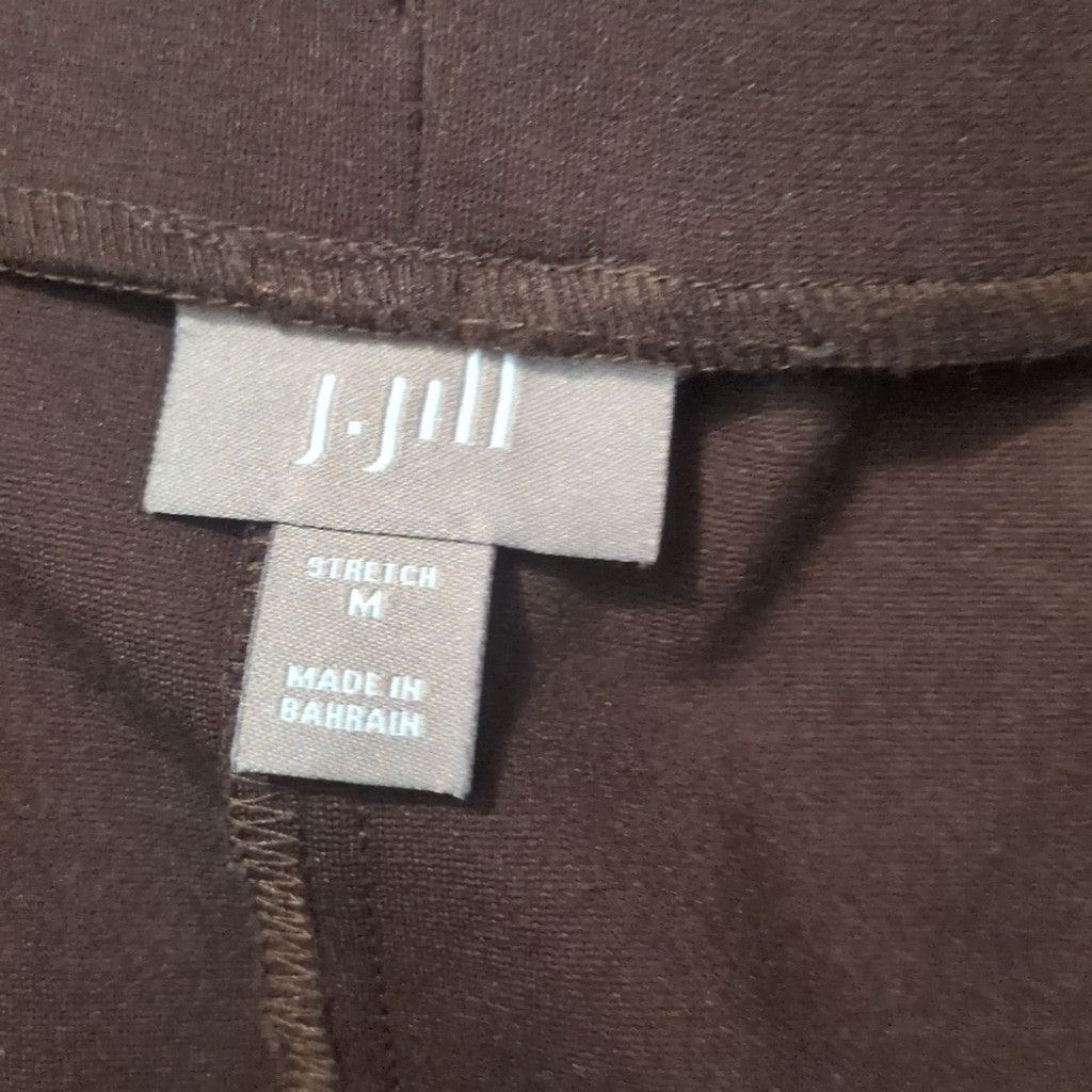 Other J. Jill Brown Stretch Viscose Blend Pencil Skirt Size Medium Size 32" / US 10 / IT 46 - 2 Thumbnail