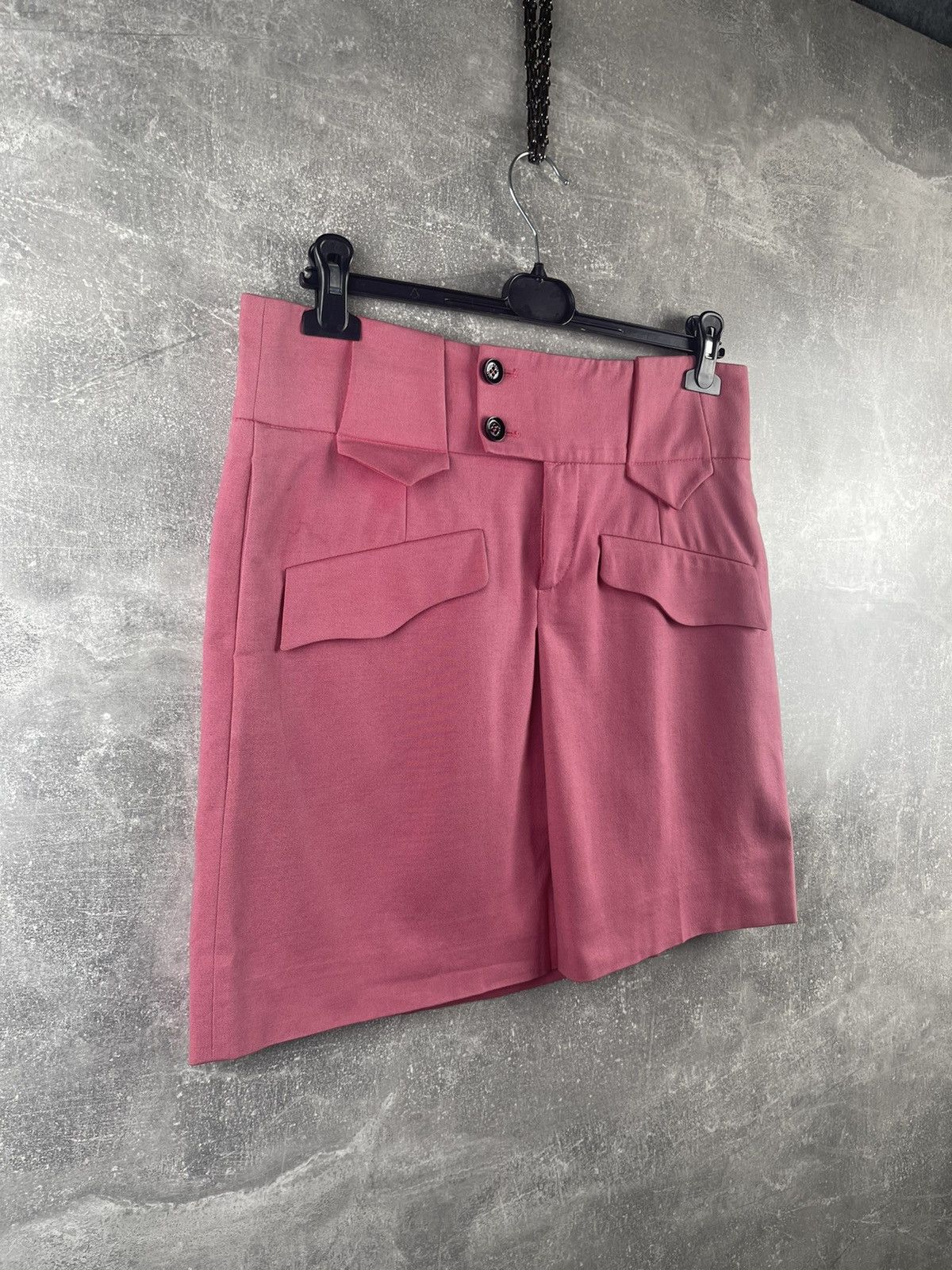 Gucci Gucci Vintage Runway Pink Pockets Archives Buttons Skirt Size 28" / US 6 / IT 42 - 2 Thumbnail
