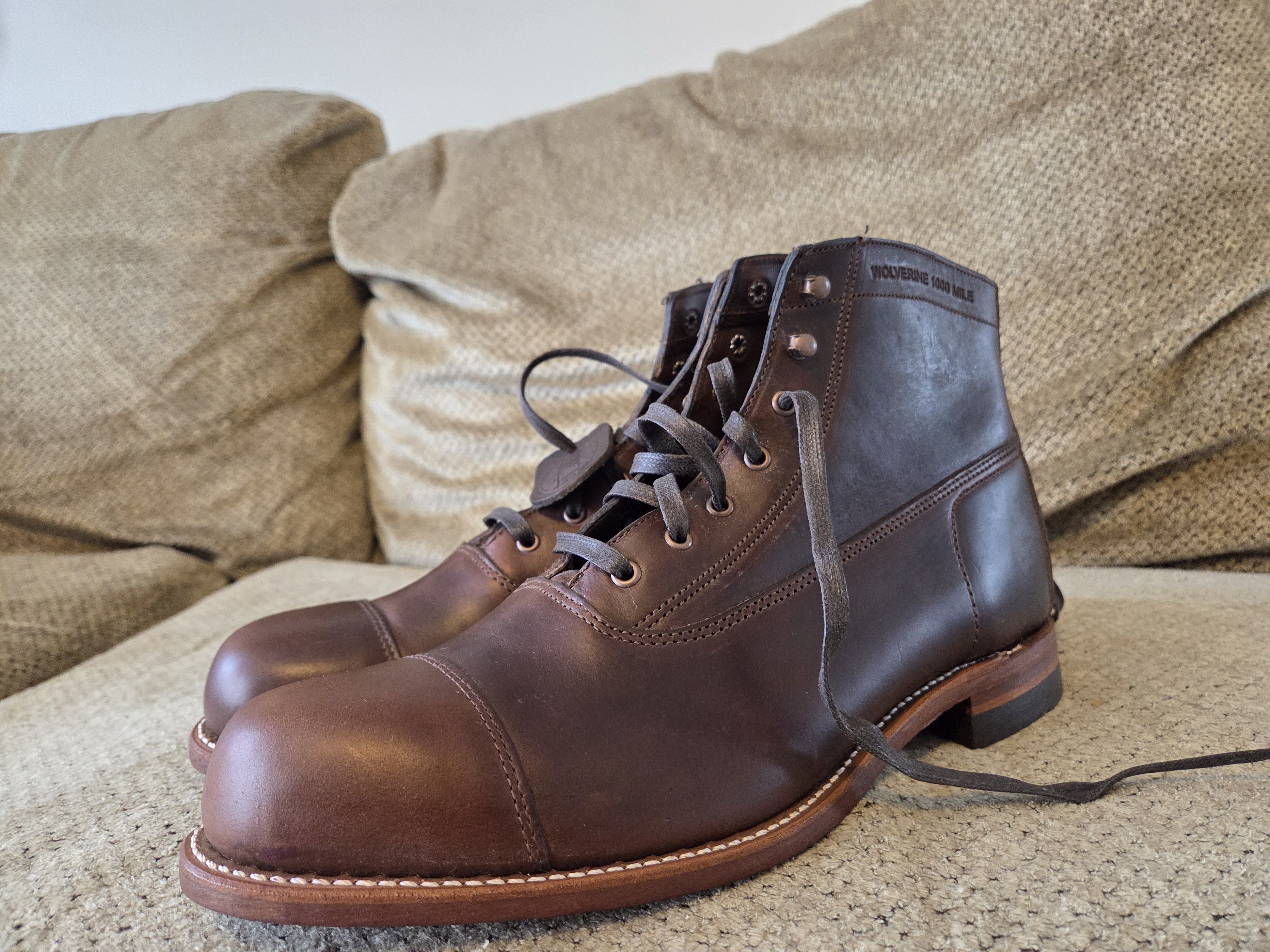 Wolverine Wolverine 1000 Mile Boots Brown Size 12 Brand New Size US 12 / EU 45 - 1 Thumbnail