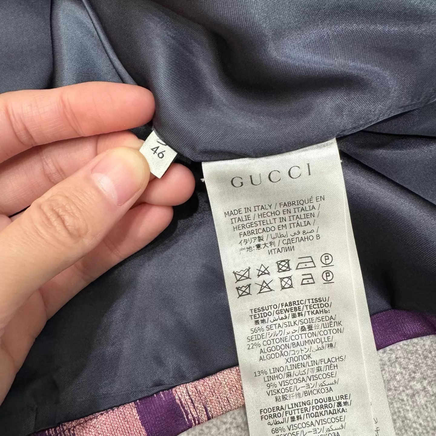 Gucci Gucci Silk-Linen Blend Shirt 46 EU Size US S / EU 44-46 / 1 - 4 Thumbnail