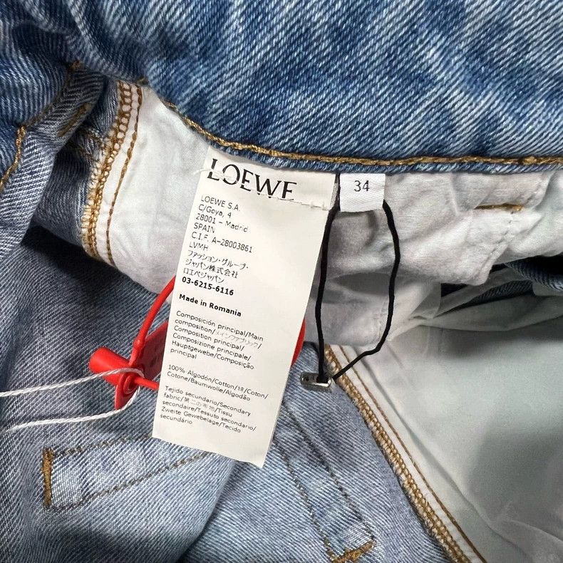 Loewe Loewe Washable denim with edge leather label Size US 34 / EU 50 - 7 Thumbnail