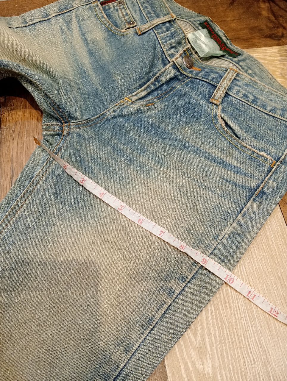 Katharine Hamnett London KATHARINE HAMNETT LONDON FLARED DENIM PANTS - SIZE S Size 29" - 16 Thumbnail