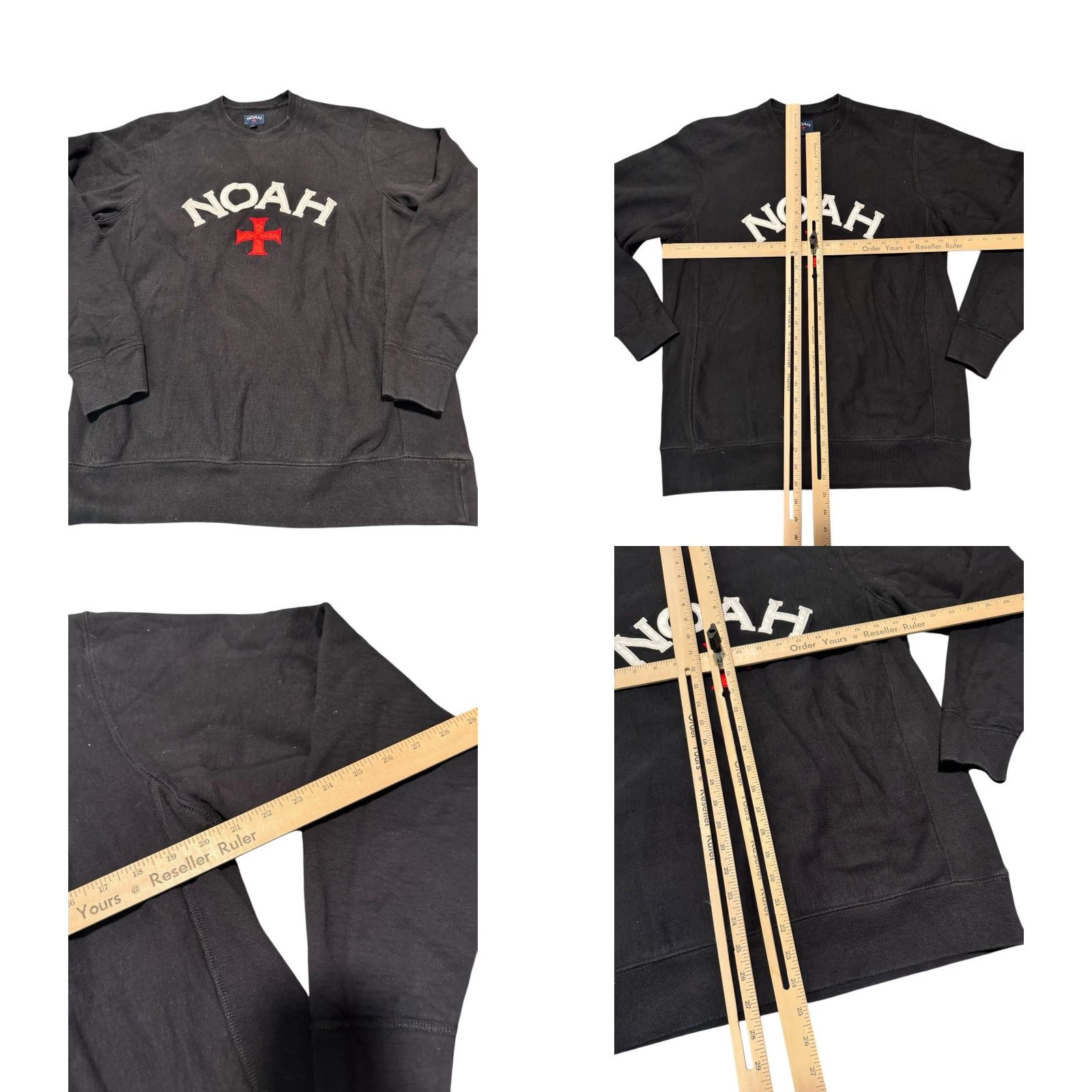 Noah NOAH NYC Sweatshirt Mens Black Large Graphic Print Logo Crew Neck Fleece Size US S / EU 44-46 / 1 - 10 Thumbnail