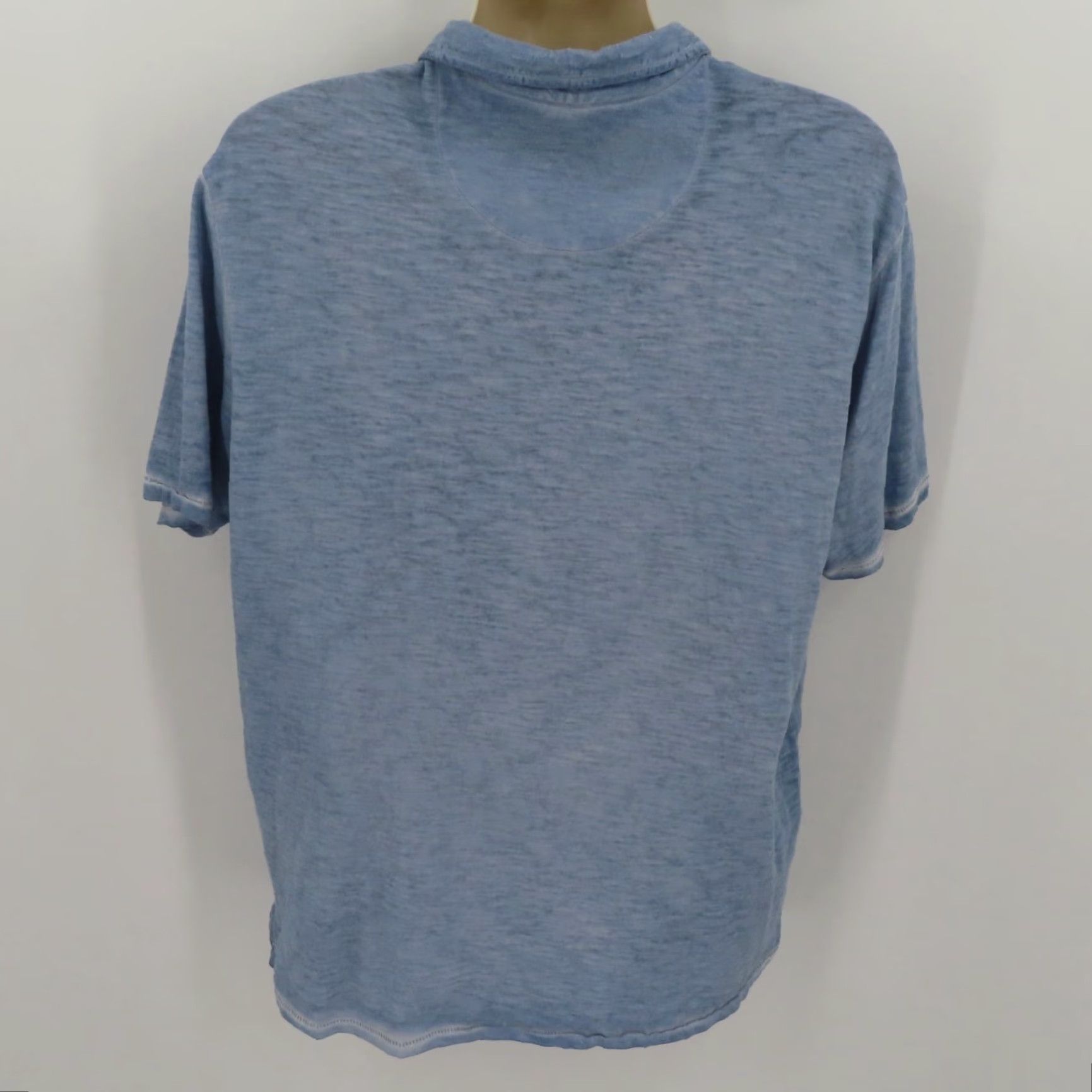 Tommy Bahama Tommy Bahama Polo Shirt Men XL Blue Short Sleeve Cotton Burnout Casual Shirt Size US XL / EU 56 / 4 - 7 Thumbnail