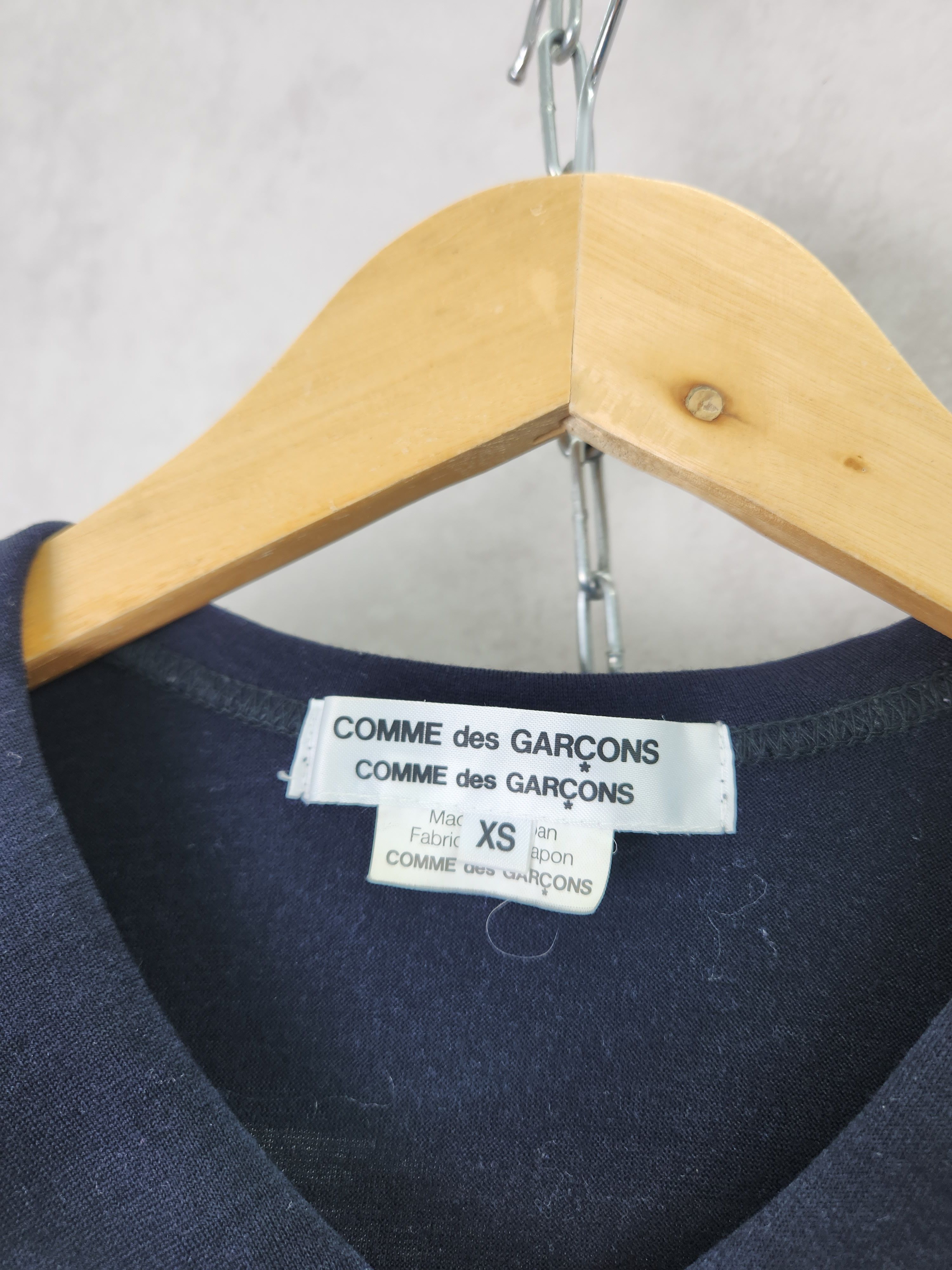 Comme des Garcons Comme Des Garcons wool navy collared long sleeve jumper Size XS / US 0-2 / IT 36-38 - 9 Thumbnail