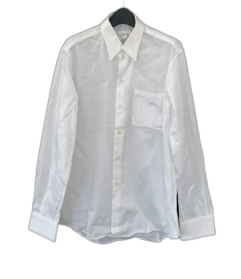 Helmut Lang Helmut Lang White Button-Up Shirt for Women Size L / US 10 / IT 46 - 1 Thumbnail