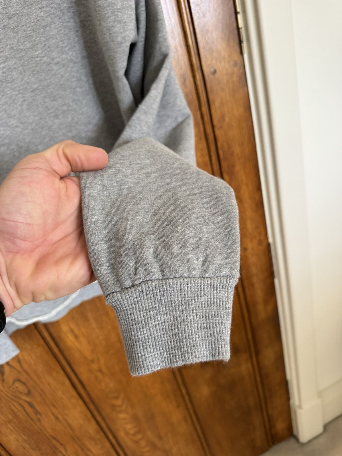 Celine SS21 Celine Dancing Kid Hedi studded logo hoodie gray Hedi Size US L / EU 52-54 / 3 - 16 Thumbnail