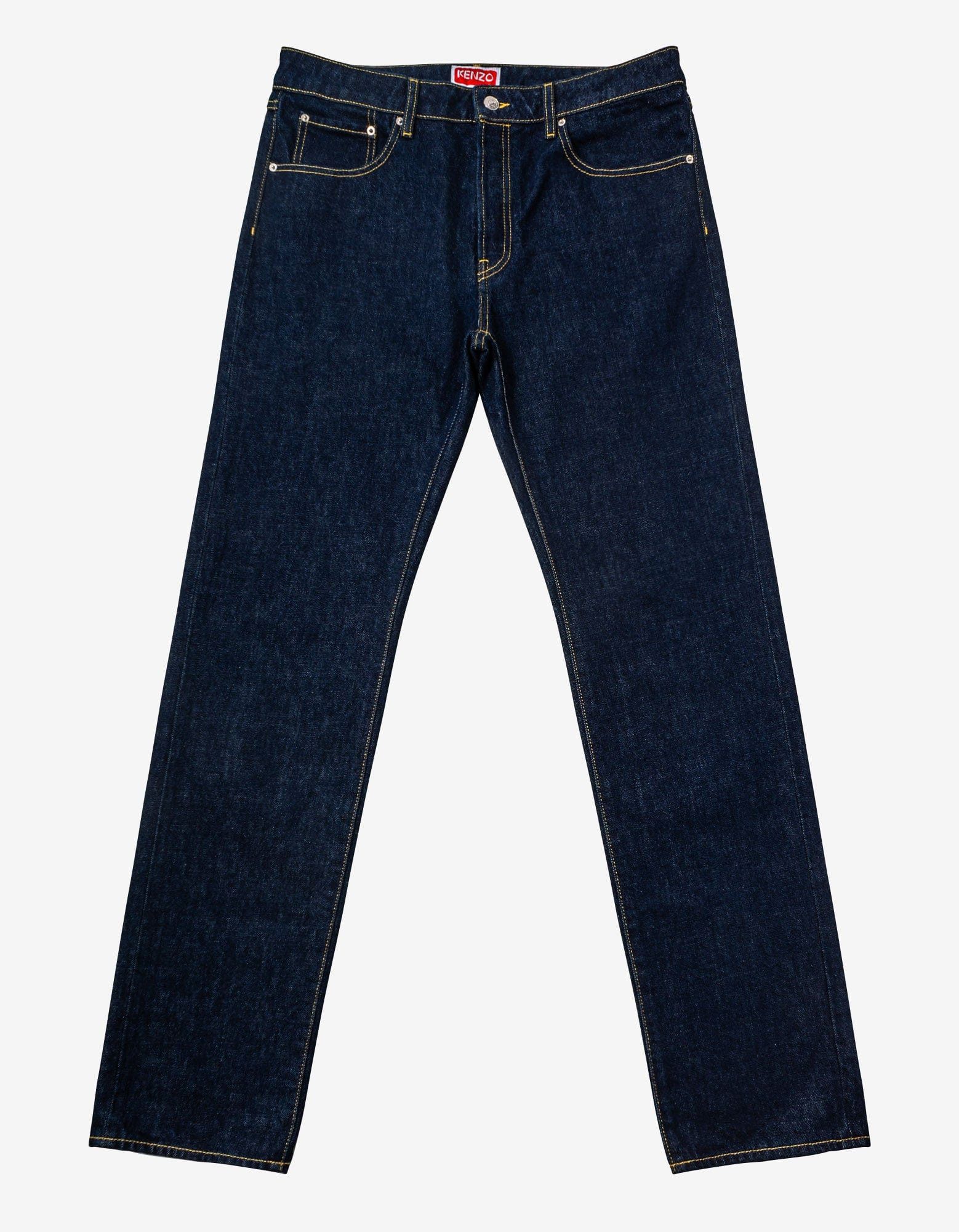 image of Kenzo Blue Bara Slim Fit Jeans, Men's (Size 31)