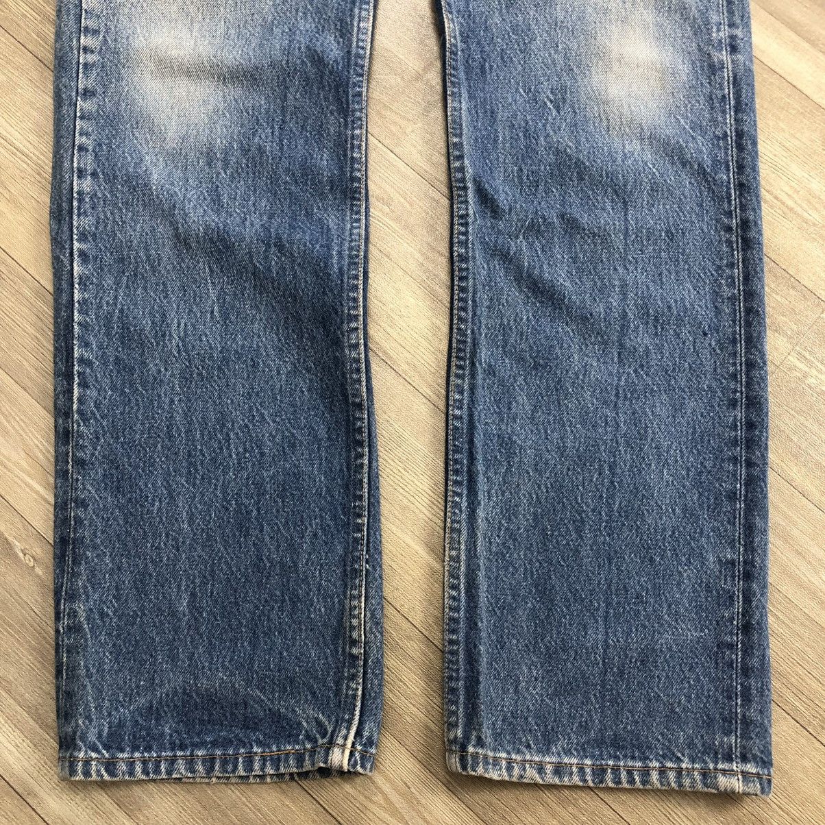 Levi's × Levi's Vintage Clothing 🇺🇸90’s Vintage Levis 501 #520 29x32 Straight Leg Faded Jeans Size US 33 - 7 Thumbnail