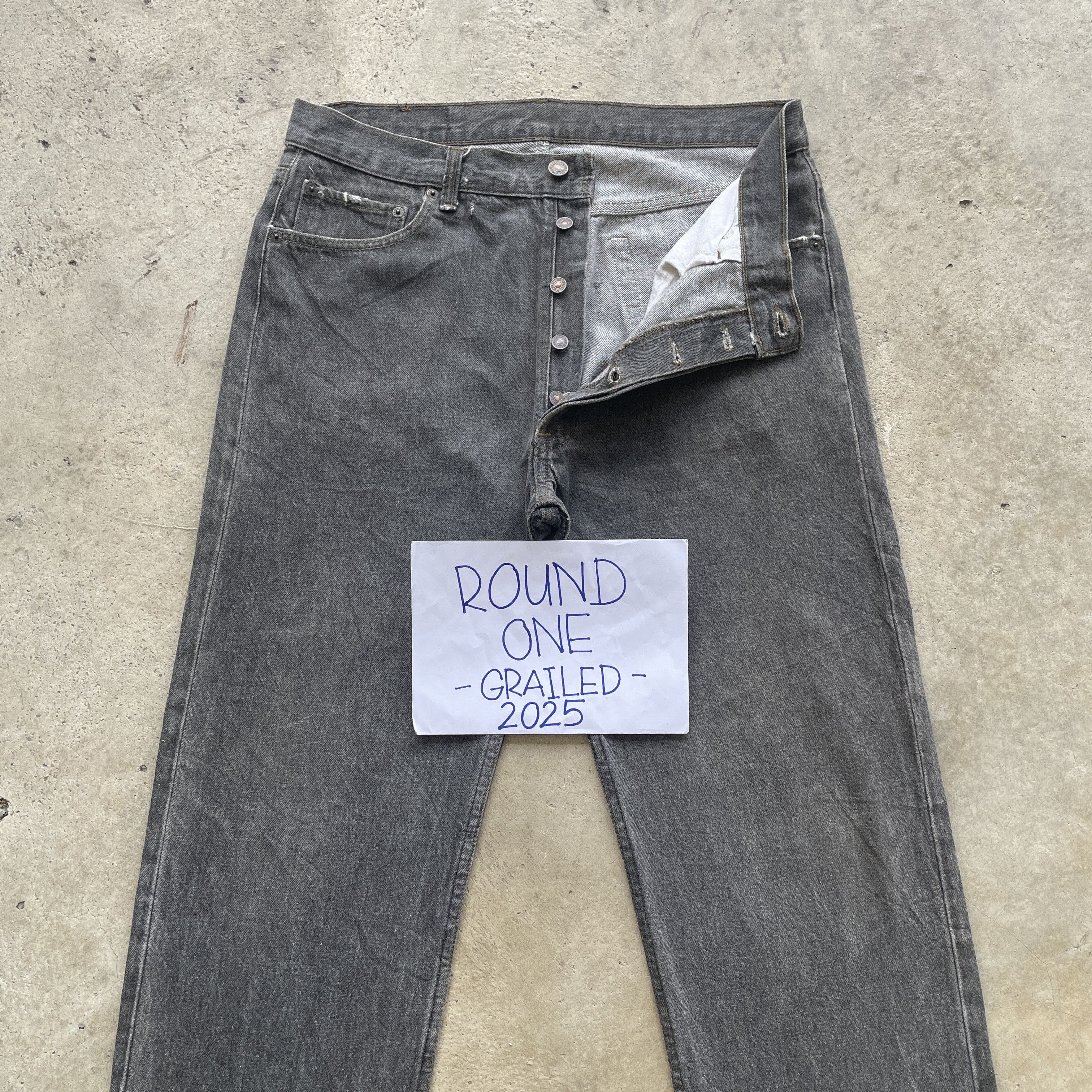 Levi's Vintage Clothing 90s VINTAGE LEVI’S 501 BLACK FADED PANTS JEANS USA W34x29 Size US 34 / EU 50 - 3 Thumbnail