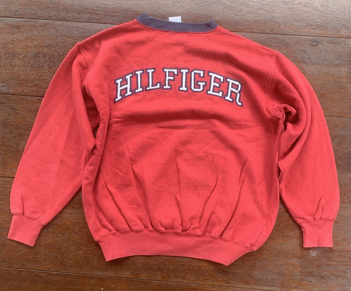 Tommy Hilfiger × Vintage Vintage Tommy Hilfiger embroidery logo sweatshirt Size US L / EU 52-54 / 3 - 2 Thumbnail