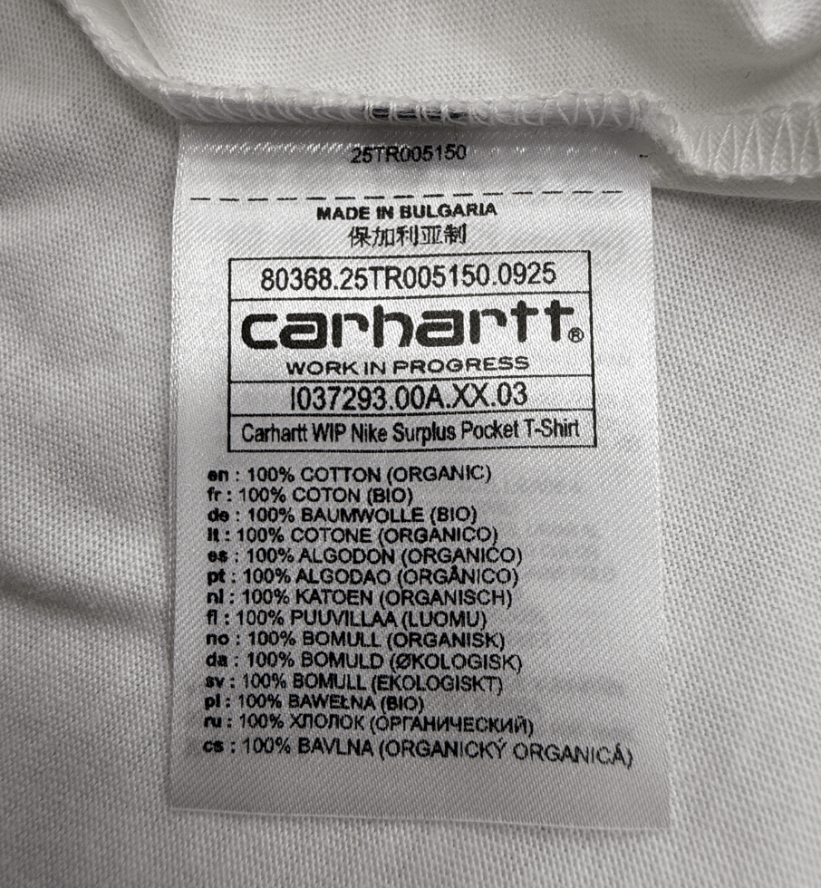 Carhartt Wip × Nike Carhartt Wip x Nike Tee Men’s Large Short Sleeve Y2K Size US L / EU 52-54 / 3 - 7 Thumbnail