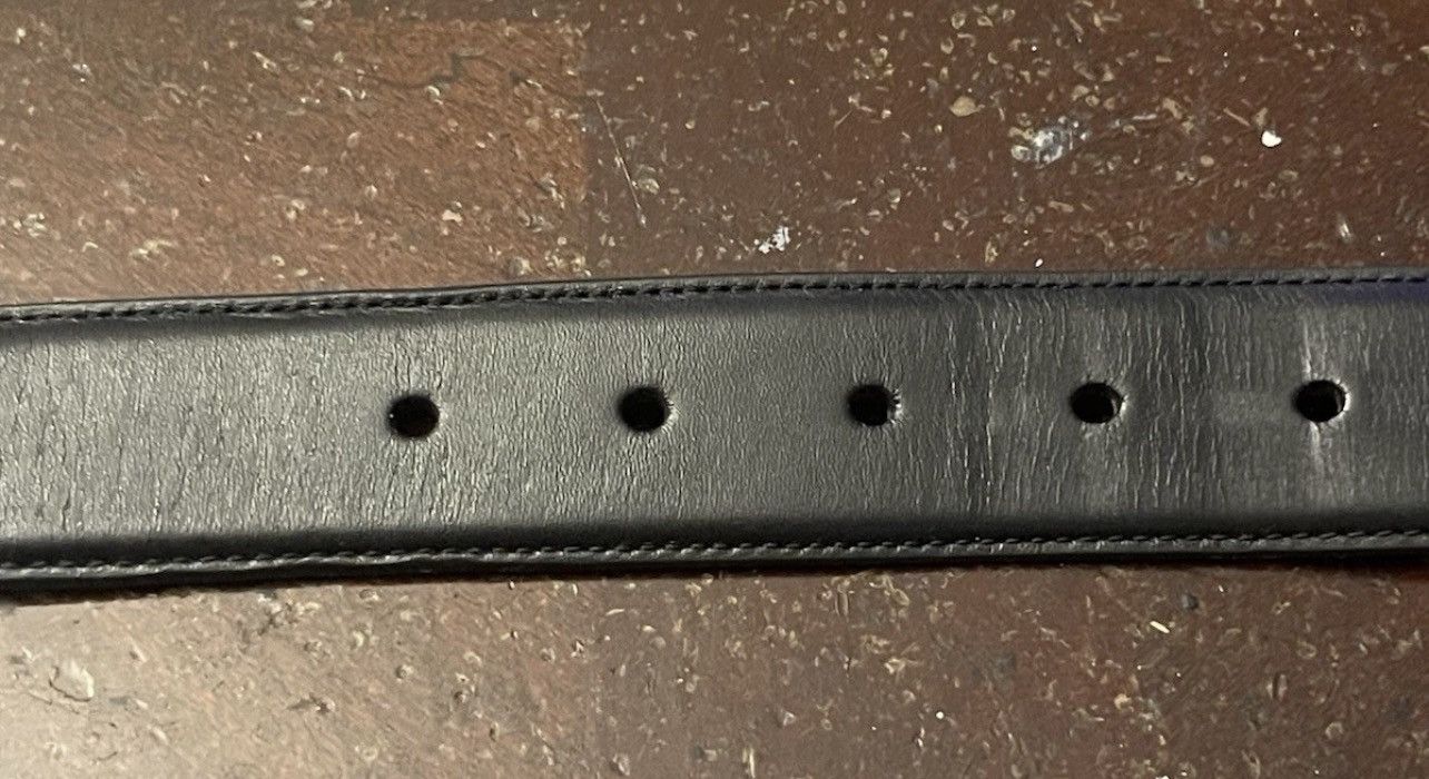 Allen Edmonds Allen Edmonds 102/40 39501 Leather Belt Made Size 40 Black Size 40 - 6 Thumbnail
