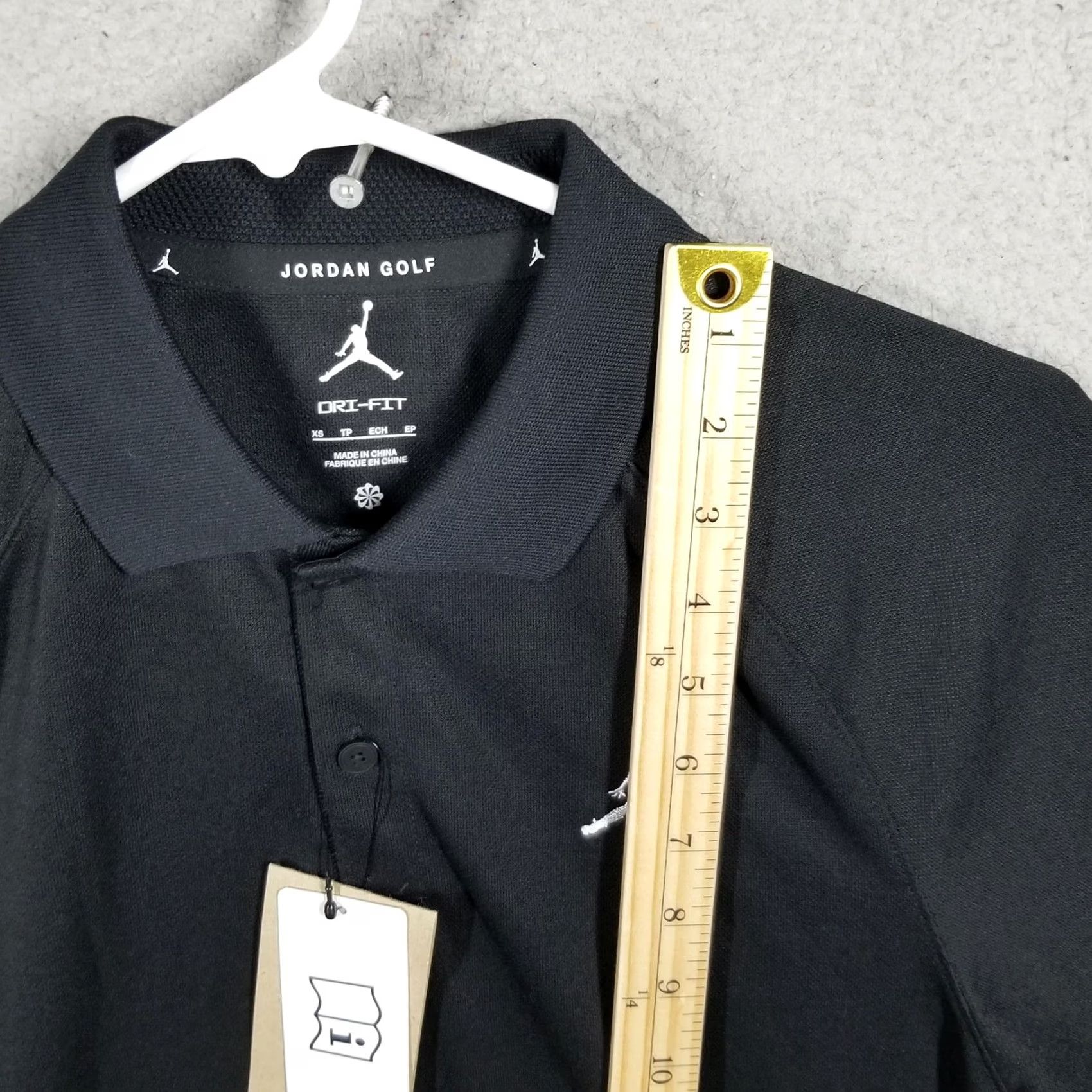 Jordan Brand Nike Jordan Dri-Fit ADV Sport Golf Polo Shirt Black XS Men's Size US XS / EU 42 / 0 - 5 Thumbnail