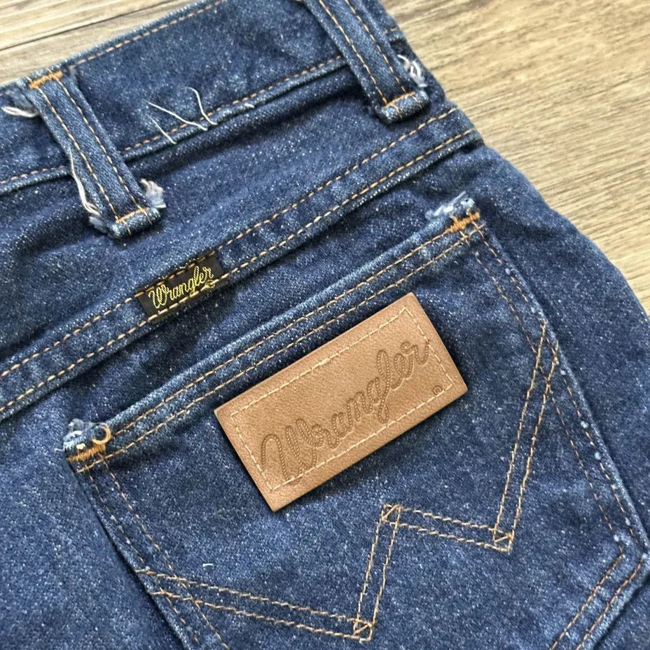 Wrangler Vintage 70s Wrangler Flared Bellbottom Denim Jeans Size US 26 / EU 42 - 3 Thumbnail