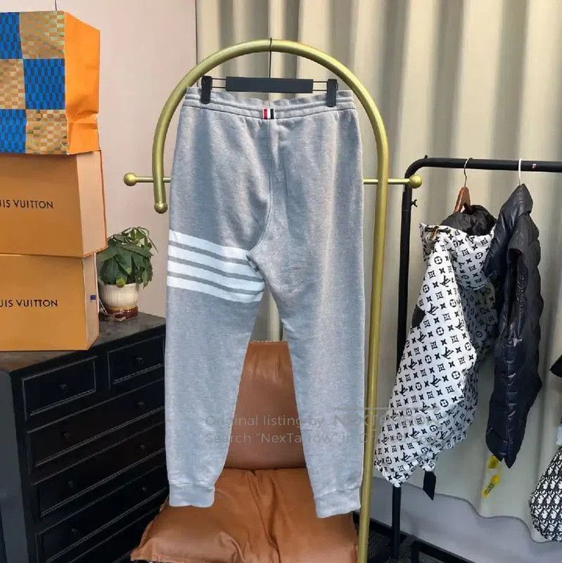 Thom Browne Thom Browne Gray Cotton Women's Sweatpants . Size 33" - 2 Thumbnail