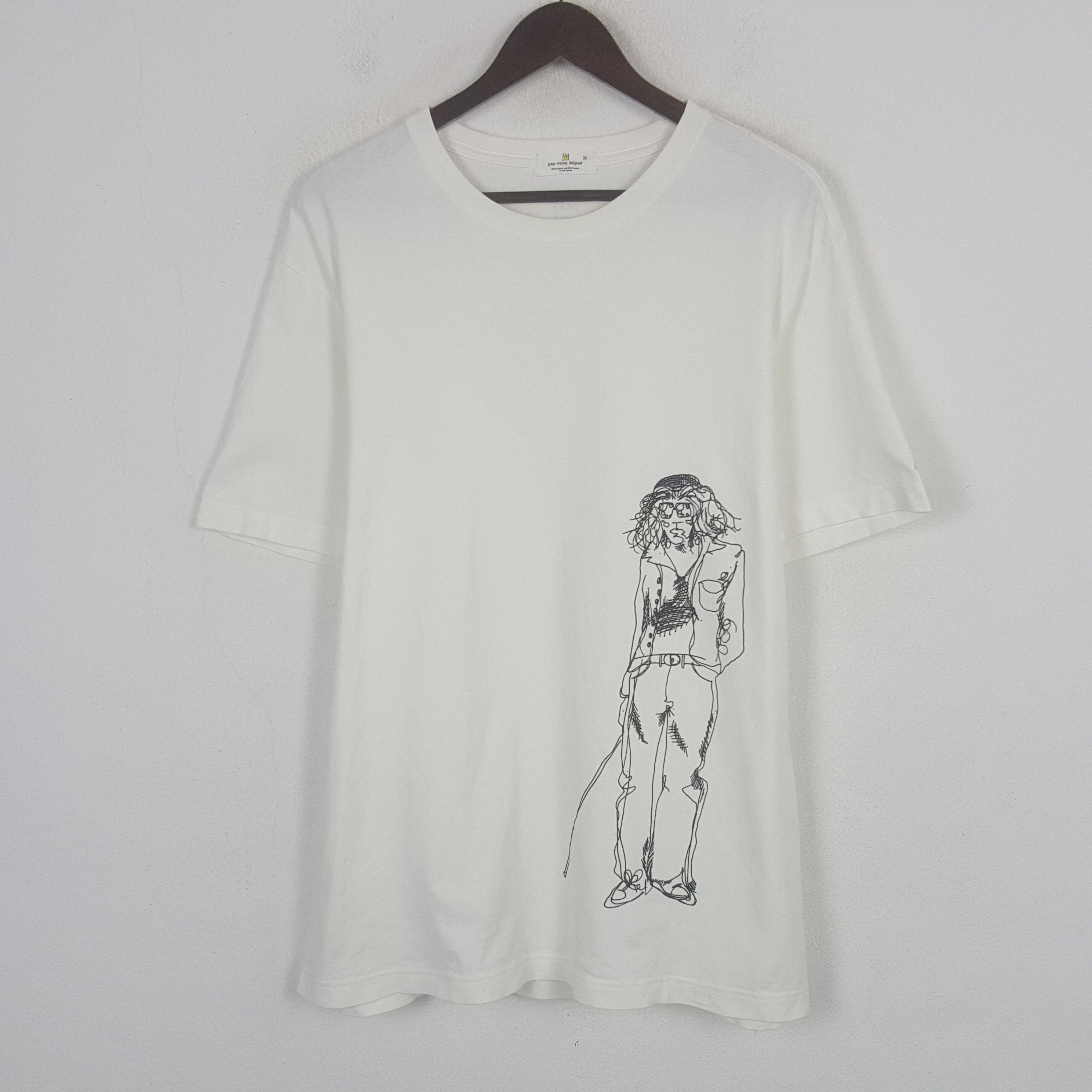 Jean-Michel Basquiat Vintage Jean-Michel Basquiat Streetwear Tshirt Size US L / EU 52-54 / 3 - 1 Thumbnail