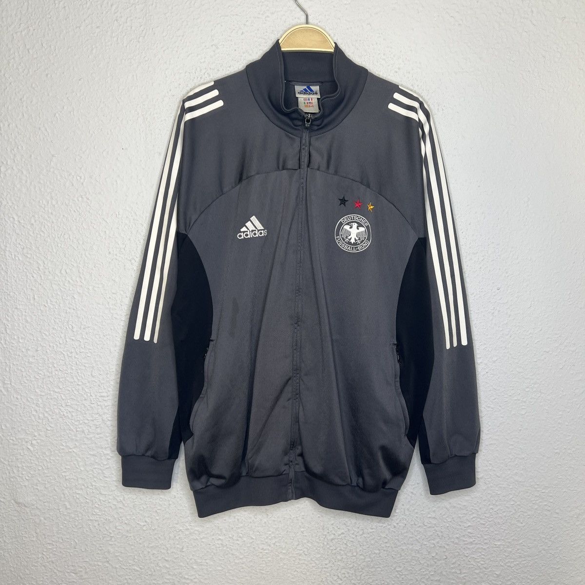 Adidas Streetwear Vintage Vintage Adidas Germany 90s Training Soccer Jacket Sweatshirt Grailed