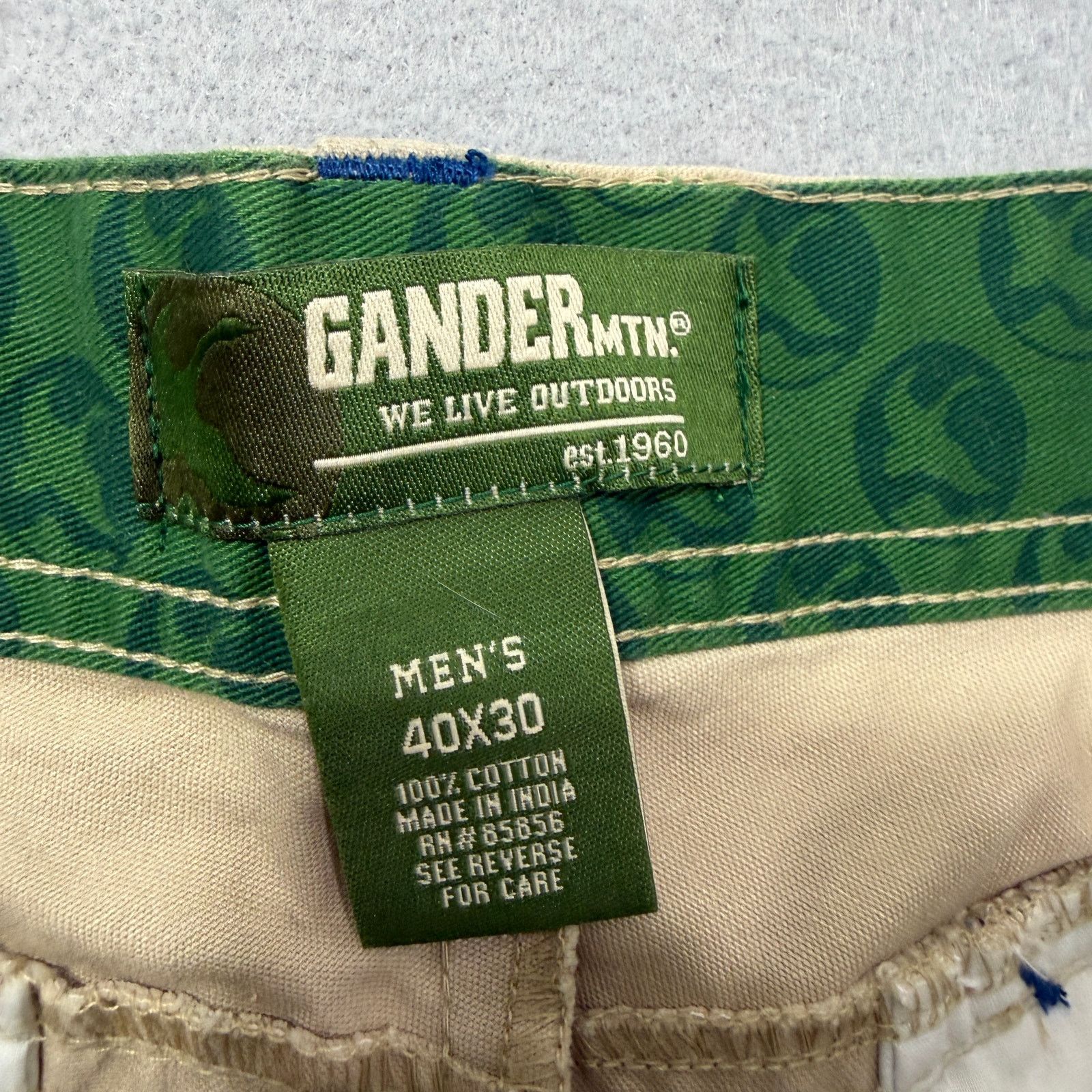 Vintage Vintage Gander Mtn. Convertible Cargo Pants Men's 40x30 Tan Size US 40 / EU 56 - 4 Thumbnail