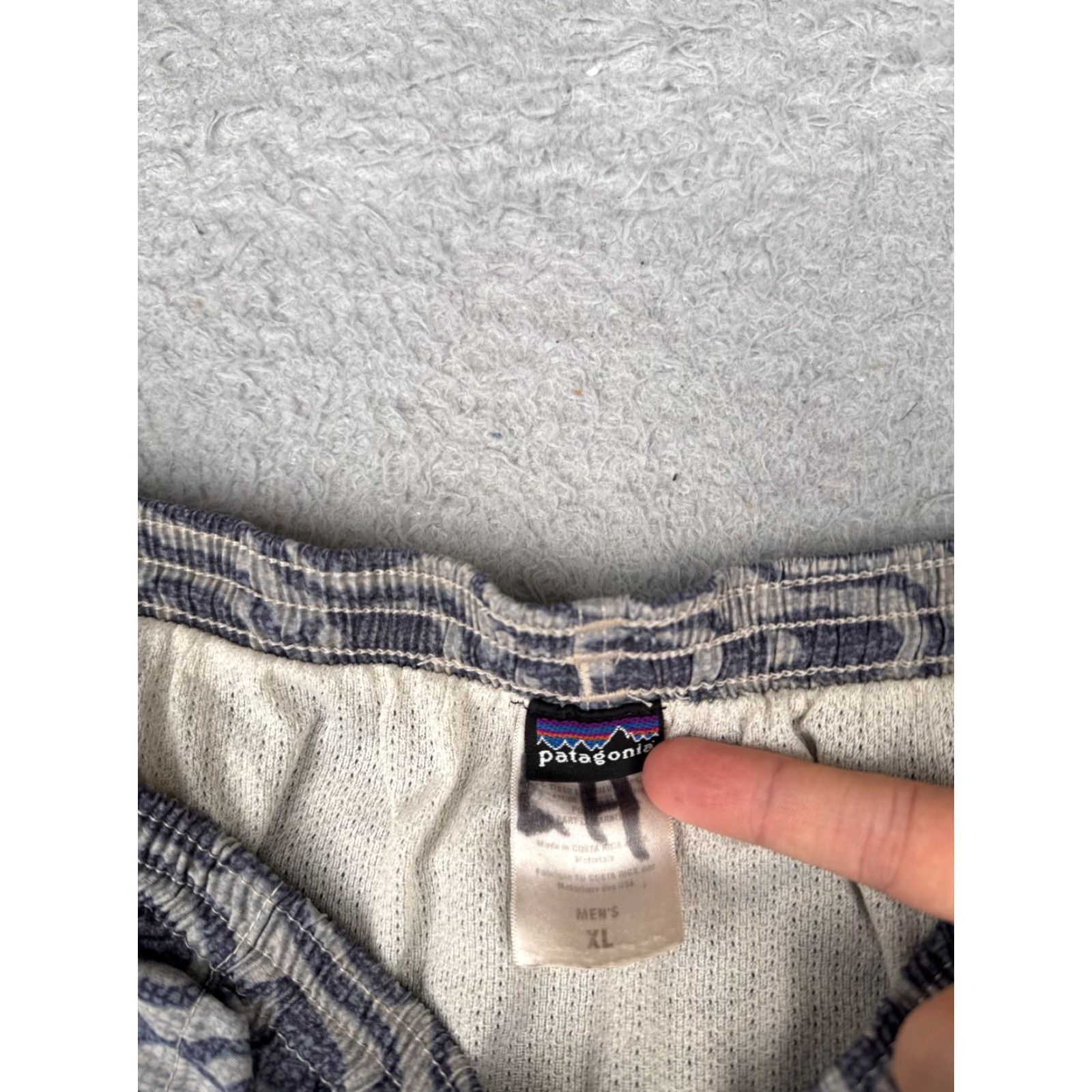 Patagonia Patagonia Shorts Men XL Blue 5" Inseam Cotton Nylon Lined Drawstring Waist 100% Nylon Gym Run 5" Vintage No? Size US 36 / EU 52 - 6 Thumbnail