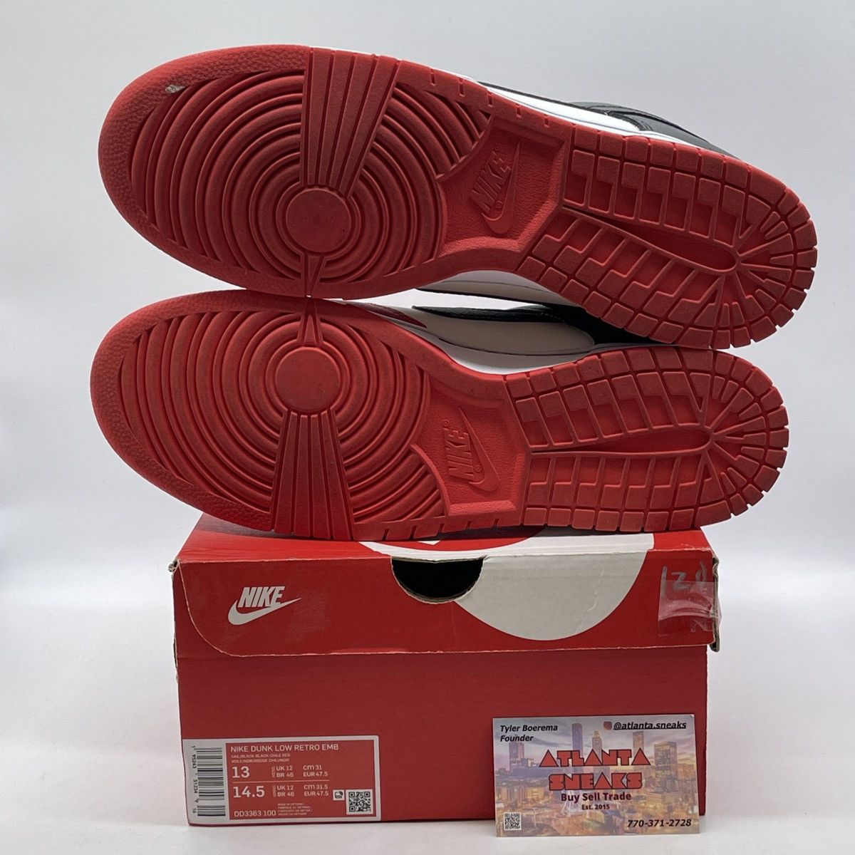 Nike NBA x Dunk low EMB 75th Anniversary - bulls Size US 13 / EU 46 - 7 Thumbnail